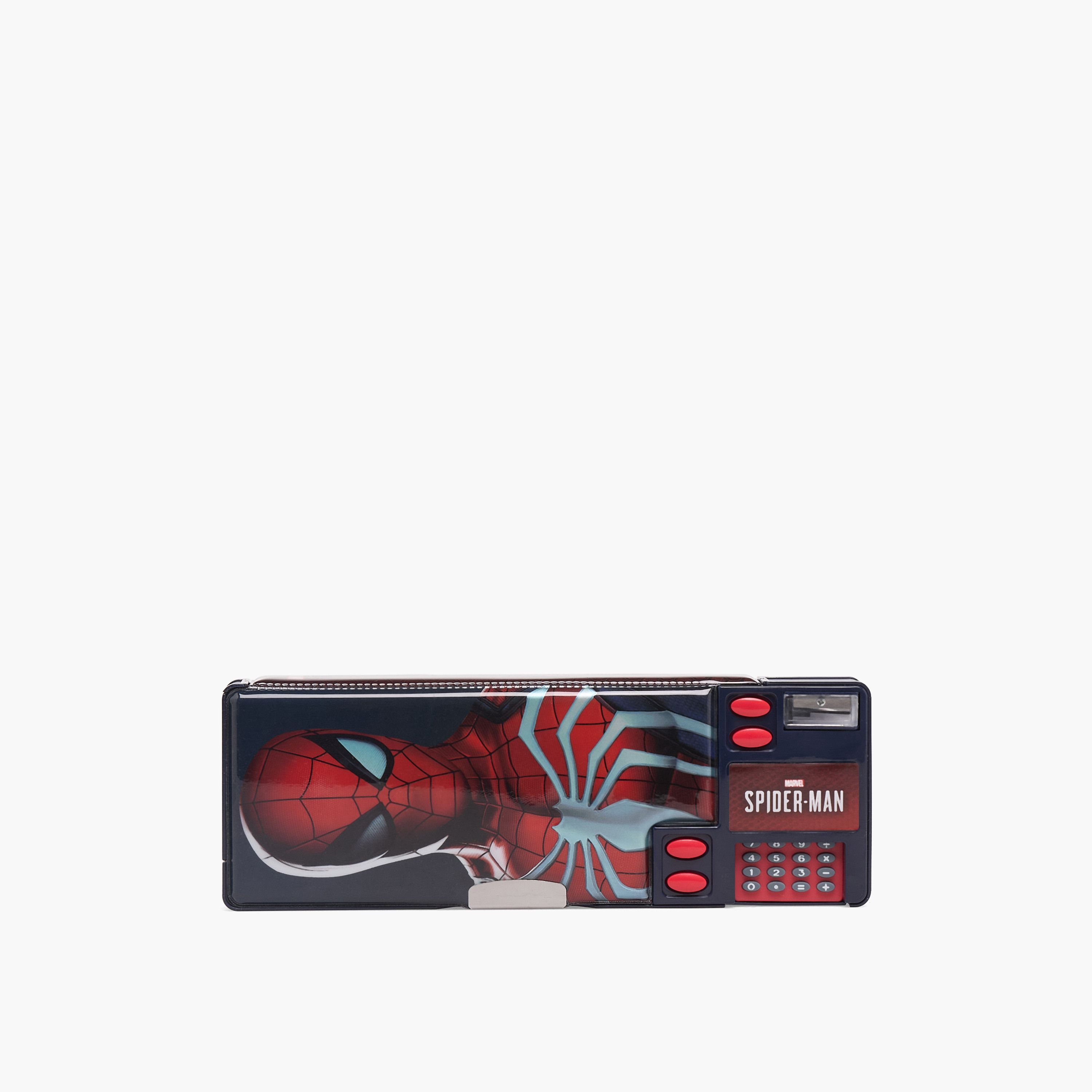 Spider-Man Print Pencil Case with Calculator-school-stationery-pencilcases-image-3