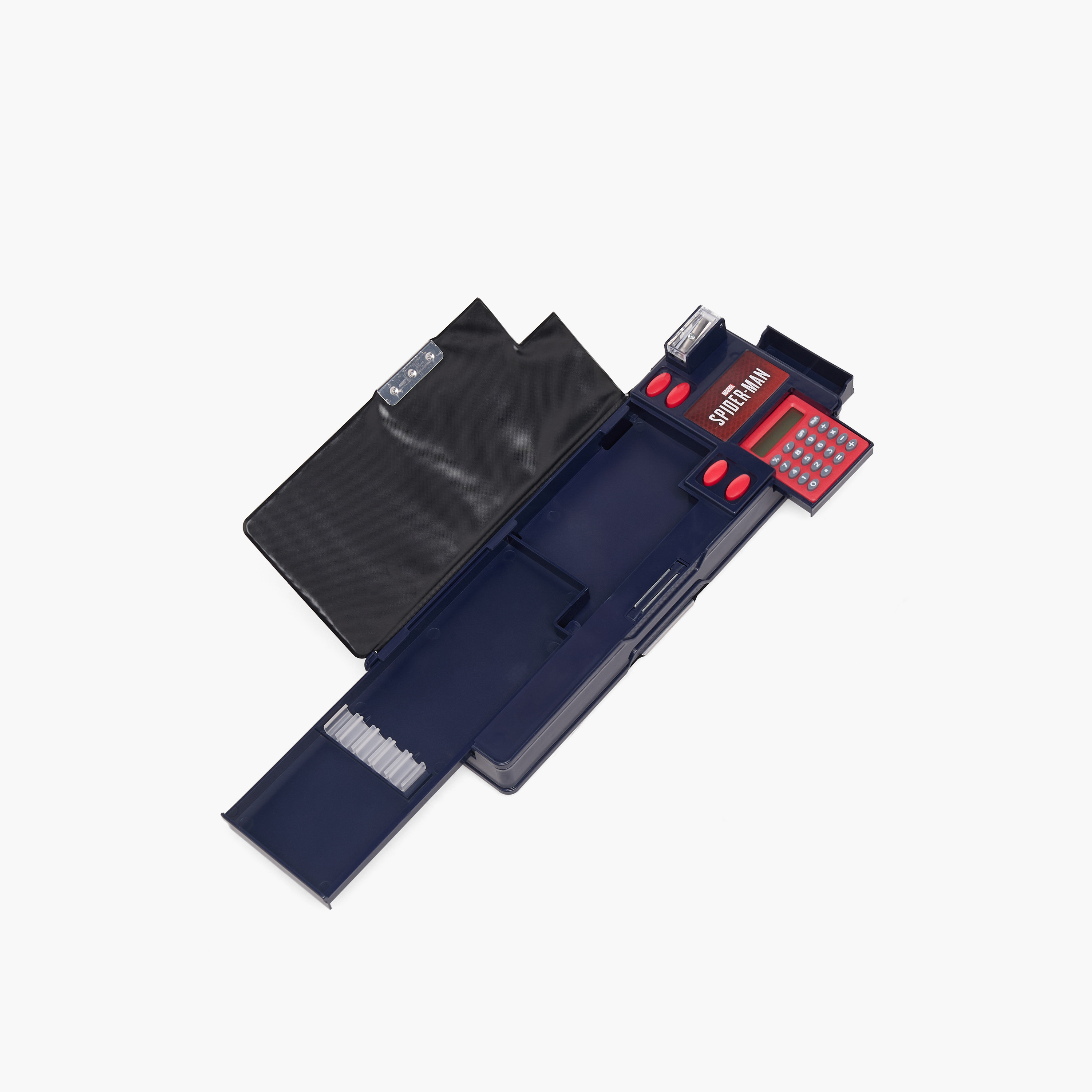Spider-Man Print Pencil Case with Calculator-school-stationery-pencilcases-image-5