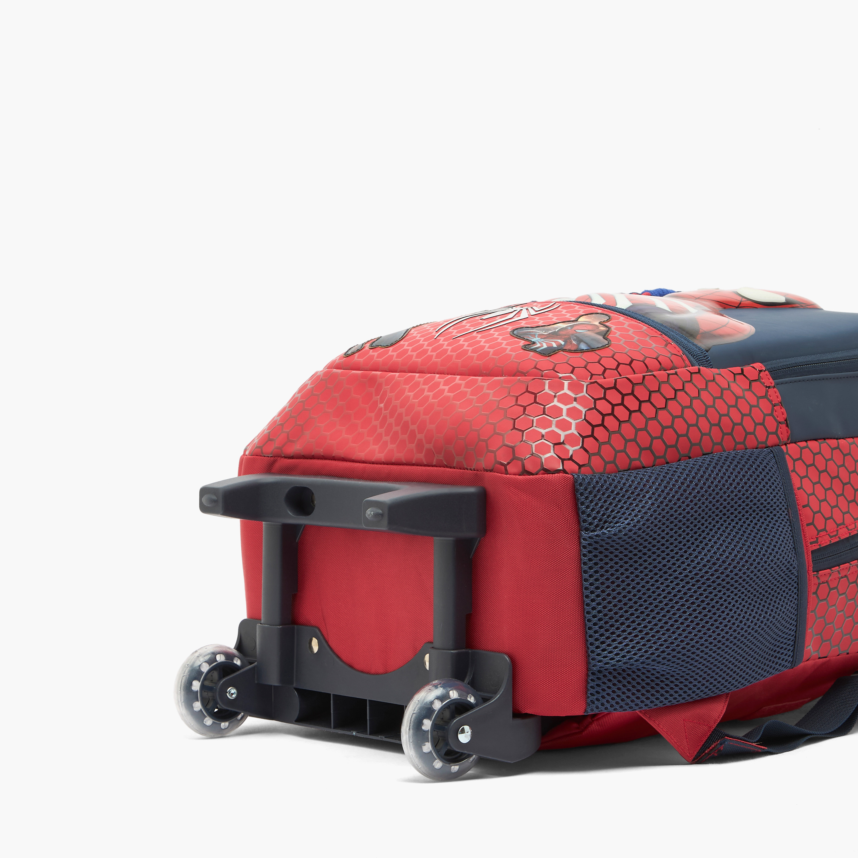 Spider-Man Print Trolley Bag for Boys 5-8 Years Retractable Handle - 16 inches-school-bagsandbackpacks-trolleybags-image-13
