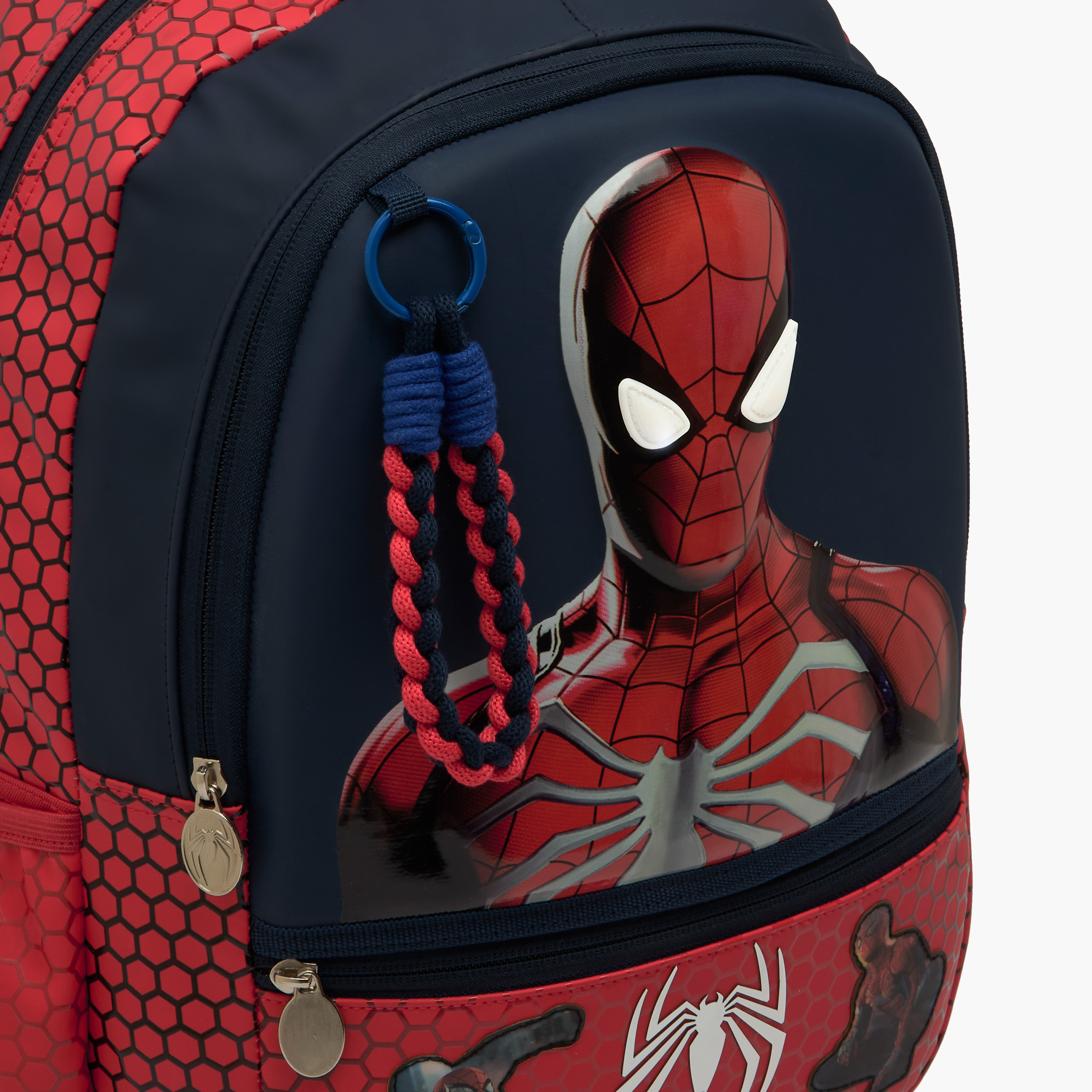 Spider-Man Print Trolley Bag for Boys 5-8 Years Retractable Handle - 16 inches-school-bagsandbackpacks-trolleybags-image-16