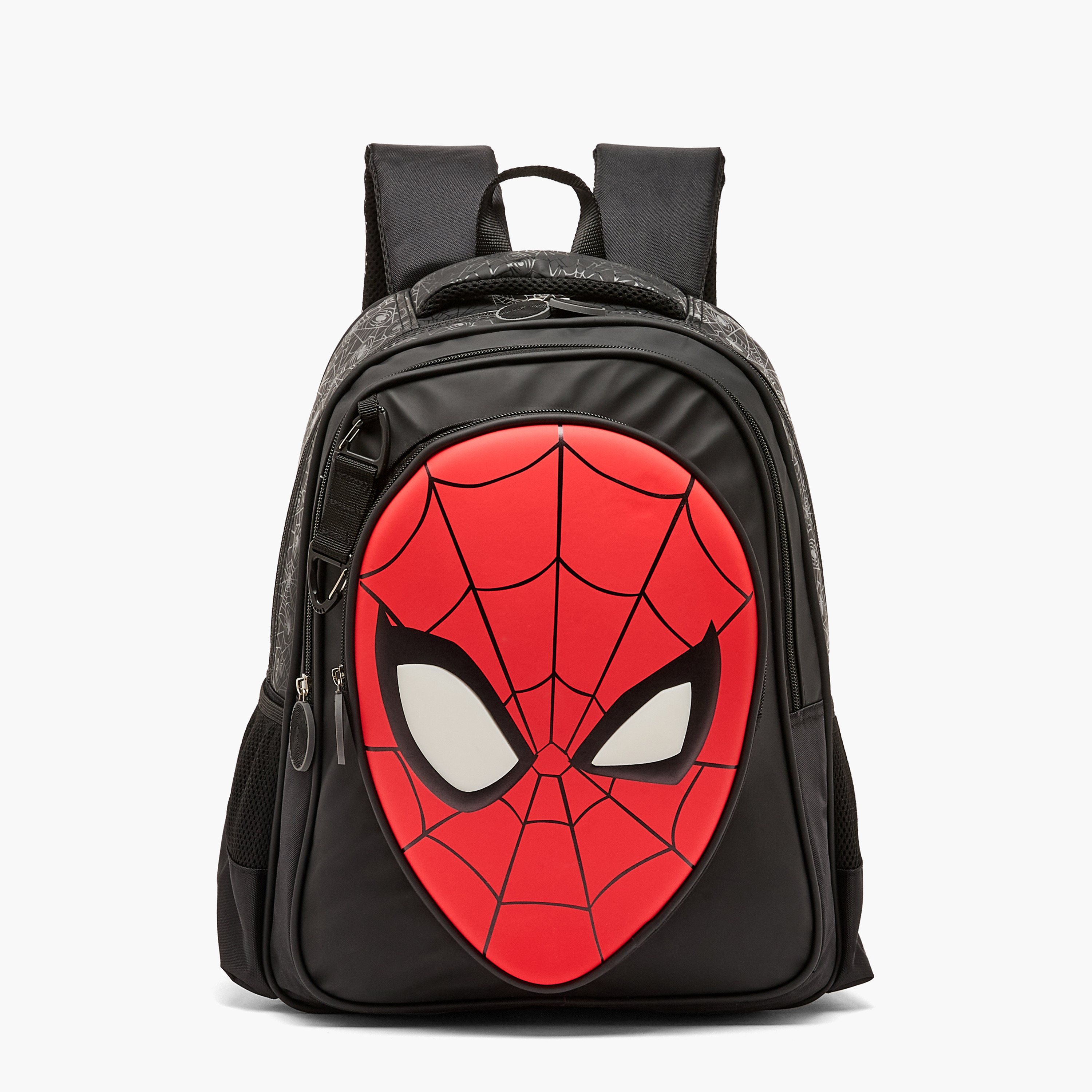Spider-Man Print Backpack for Boys 5-8 Years with Padded Shoulder Straps - 16 inches-school-bagsandbackpacks-backpacks-image-1
