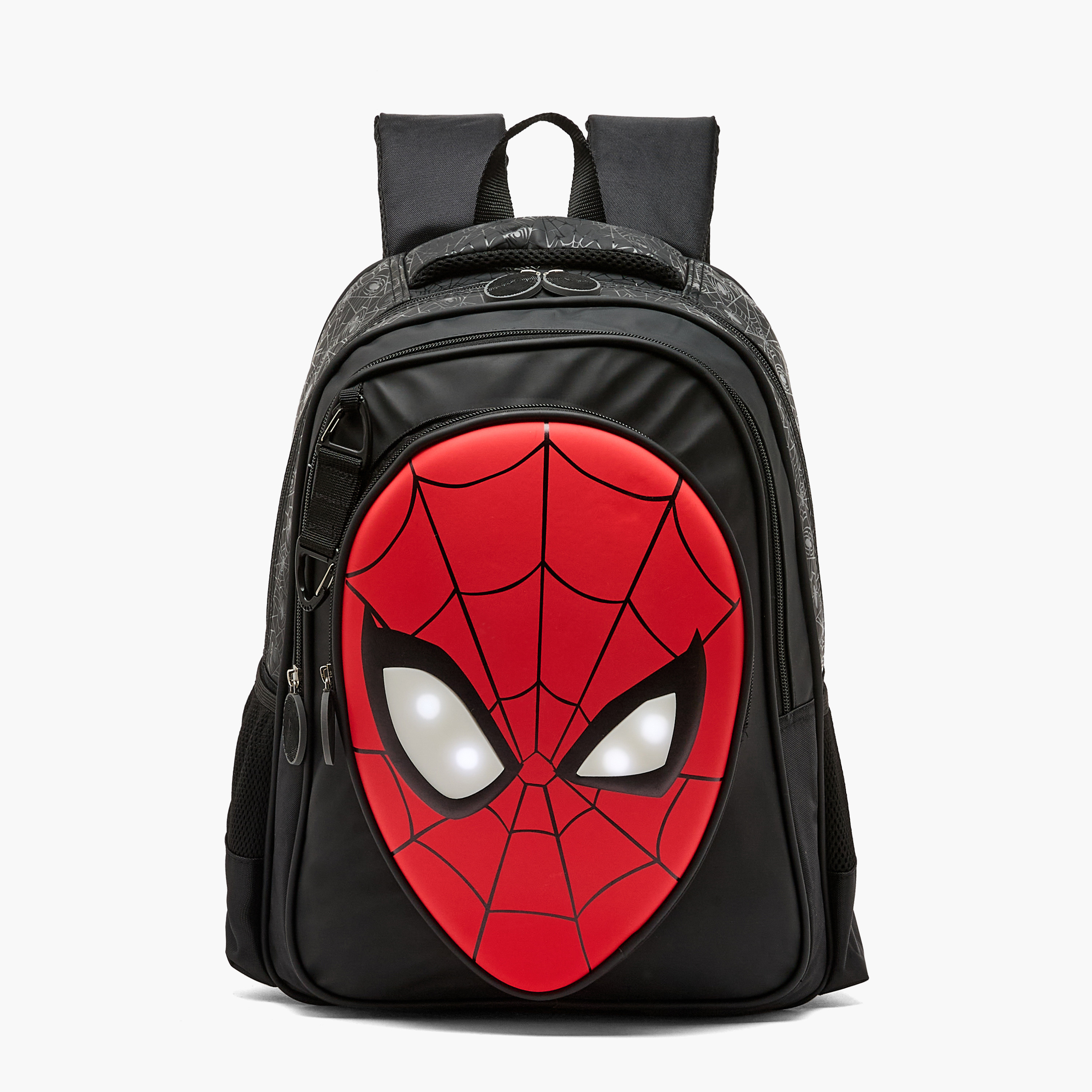Spider-Man Print Backpack for Boys 5-8 Years with Padded Shoulder Straps - 16 inches-school-bagsandbackpacks-backpacks-image-10