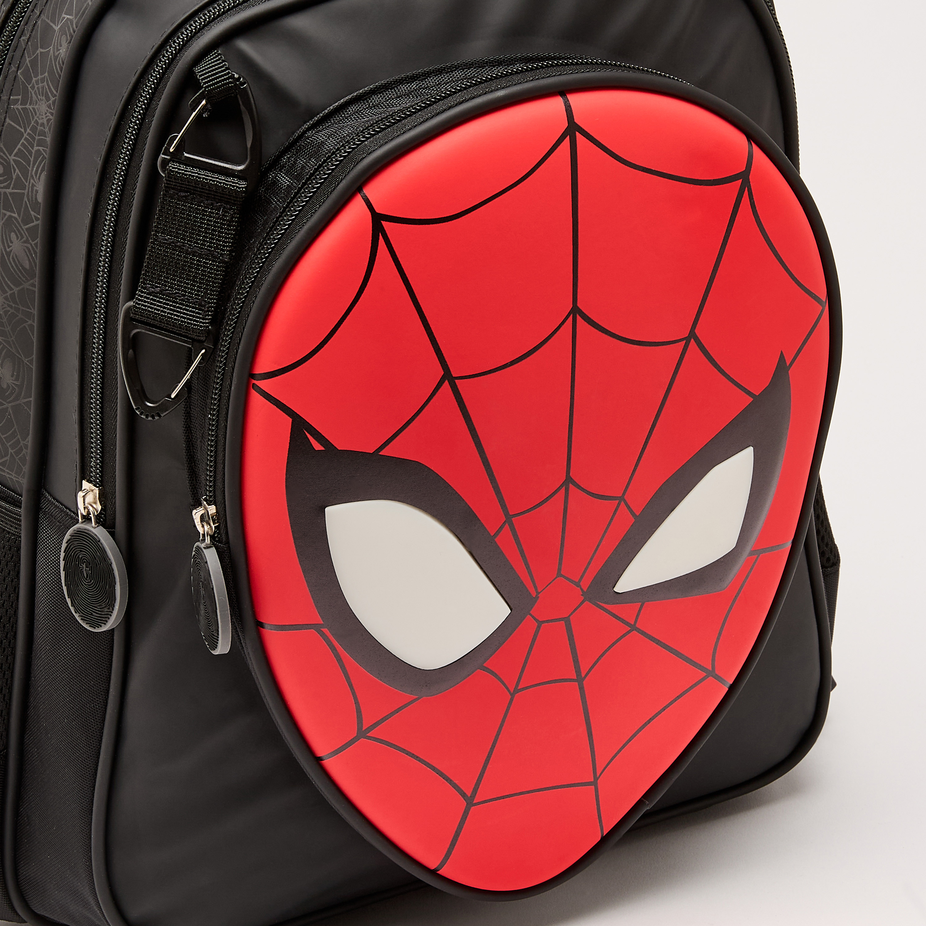 Spider-Man Print Backpack for Boys 5-8 Years with Padded Shoulder Straps - 16 inches-school-bagsandbackpacks-backpacks-image-2