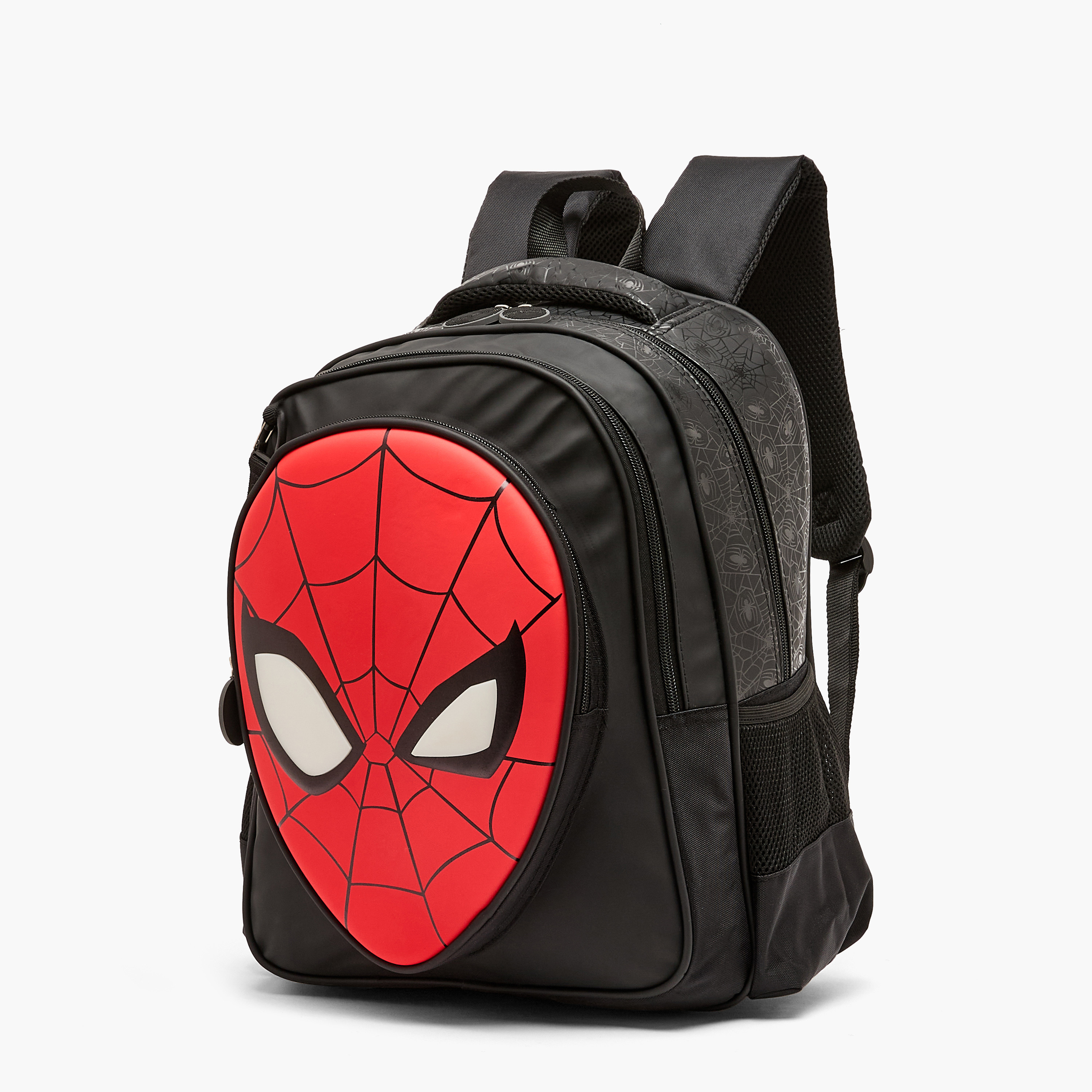 Spider-Man Print Backpack for Boys 5-8 Years with Padded Shoulder Straps - 16 inches-school-bagsandbackpacks-backpacks-image-7