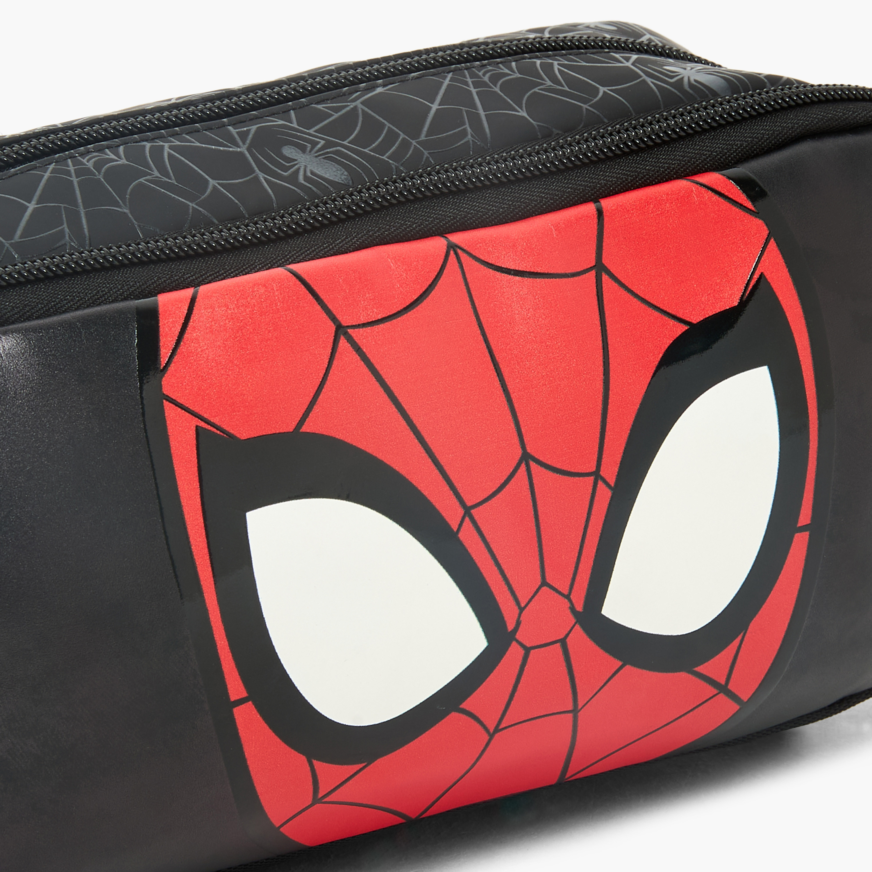 Spider-Man Print Pencil Pouch with 2 Compartments-school-stationery-pencilcases-image-6
