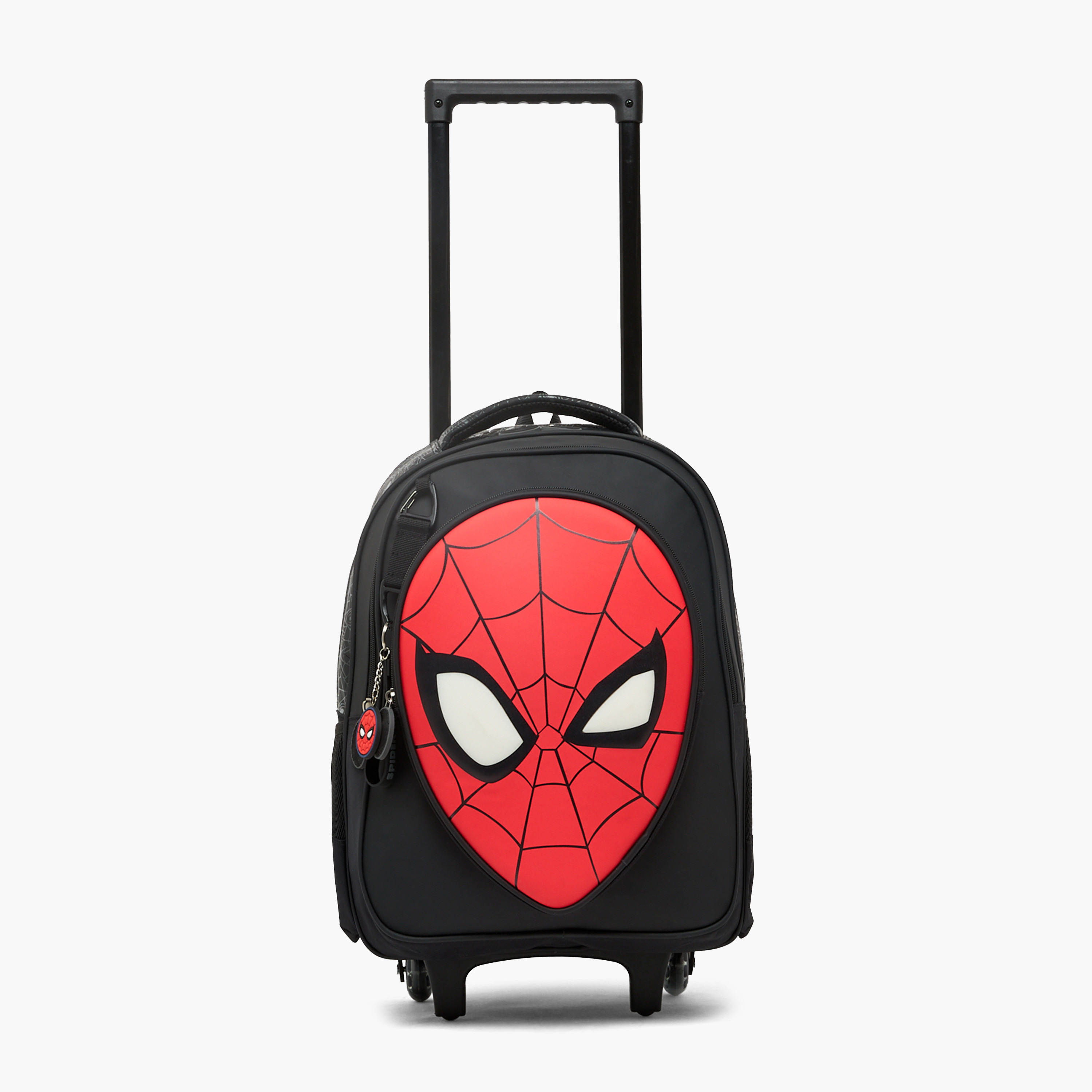 شنطة ترولي بطبعات سبايدرمان وعجلات متينة للأولاد من 5-8 سنوات - 16 بوصة-school-bagsandbackpacks-trolleybags-image-2