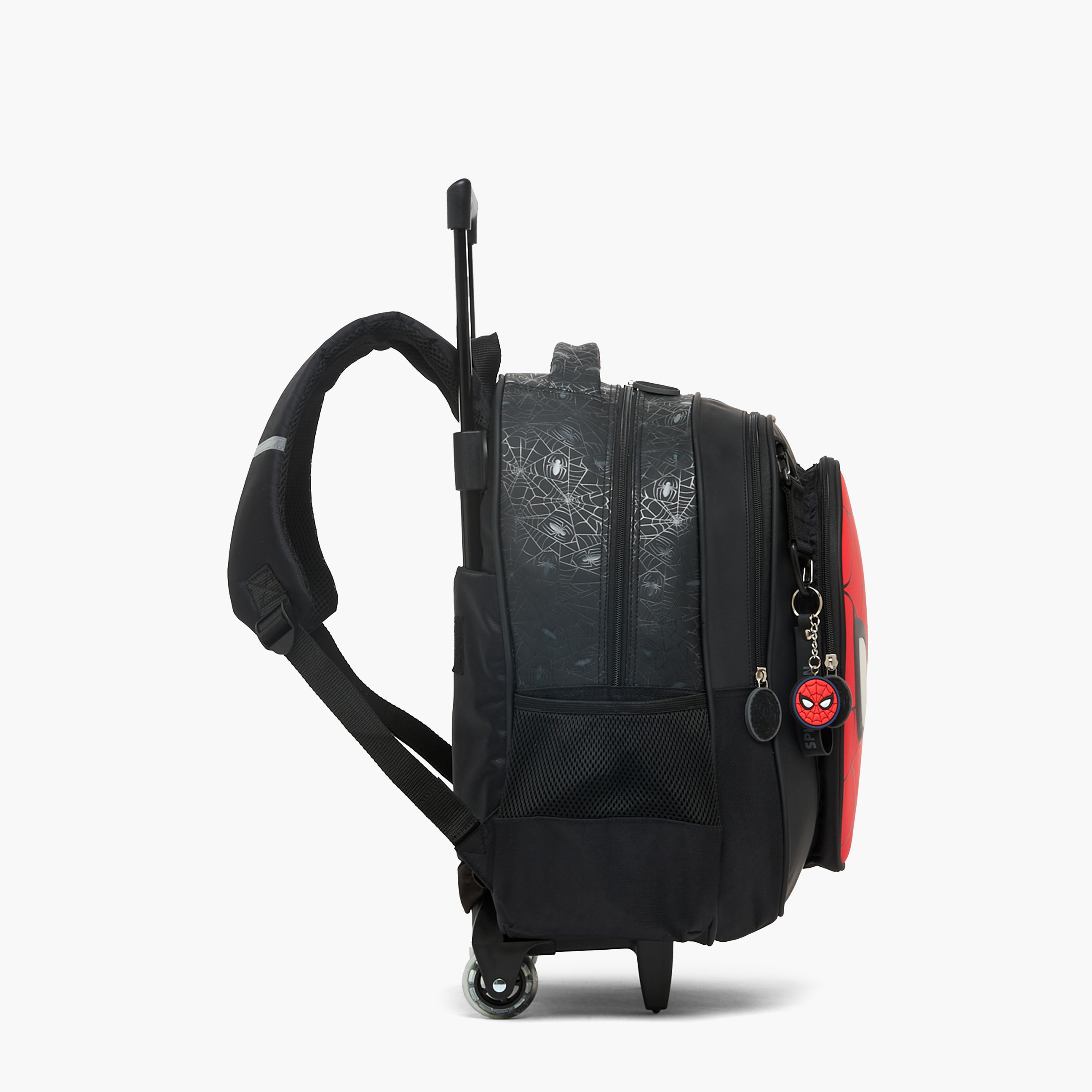 شنطة ترولي بطبعات سبايدرمان وعجلات متينة للأولاد من 5-8 سنوات - 16 بوصة-school-bagsandbackpacks-trolleybags-image-8