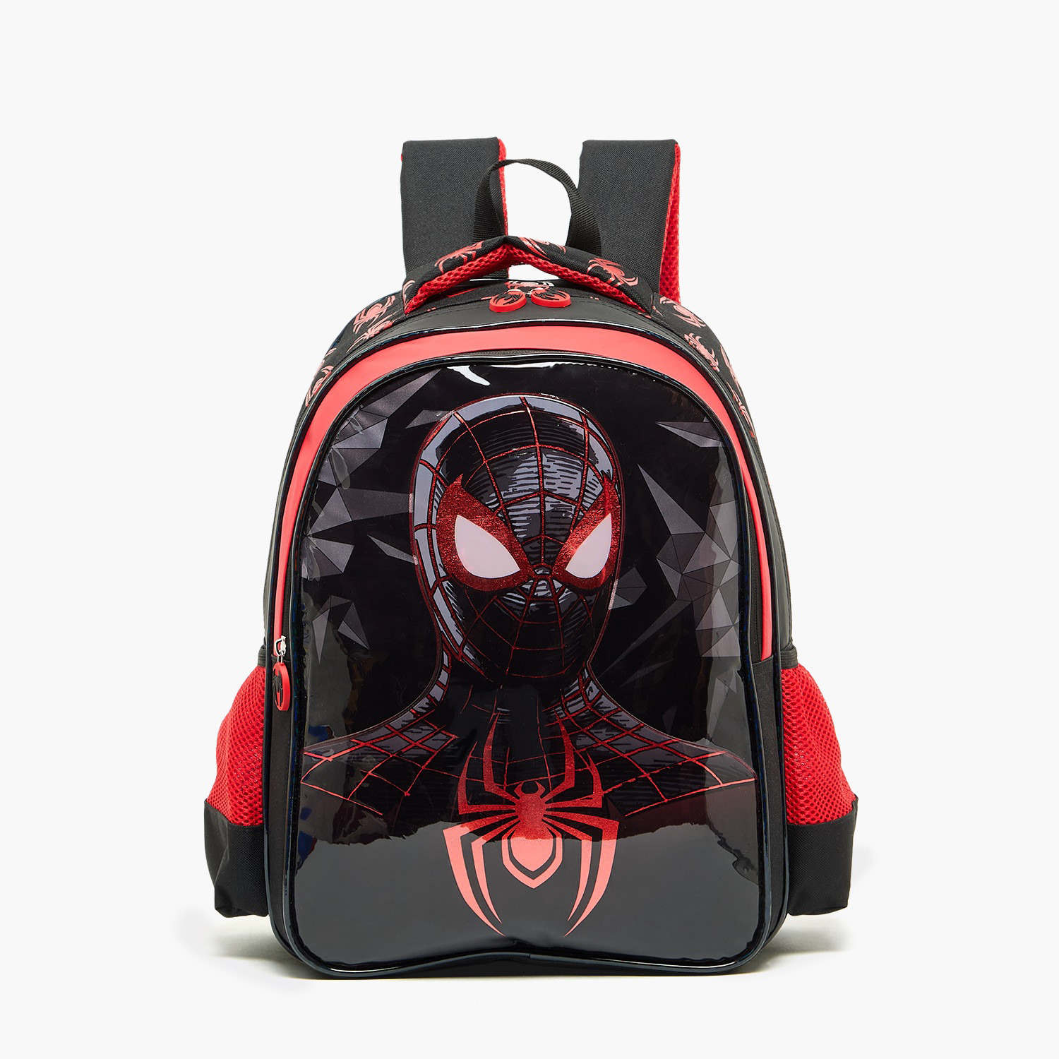 شنطة ظهر بطبعة سبايدر مان للأولاد من 5-8 سنوات مع أحزمة مبطنة - 16 بوصة-school-bagsandbackpacks-backpacks-image-1