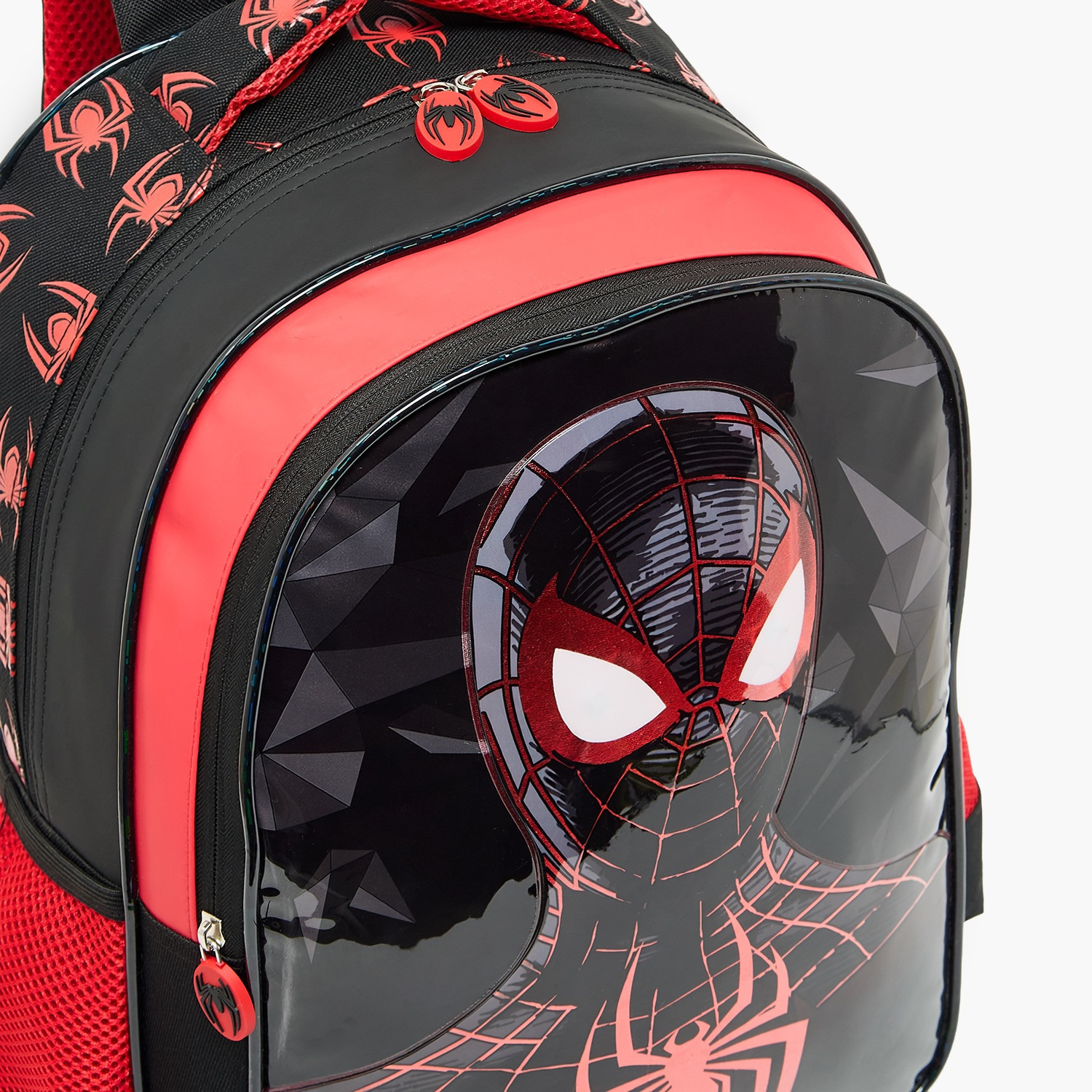 شنطة ظهر بطبعة سبايدر مان للأولاد من 5-8 سنوات مع أحزمة مبطنة - 16 بوصة-school-bagsandbackpacks-backpacks-image-5