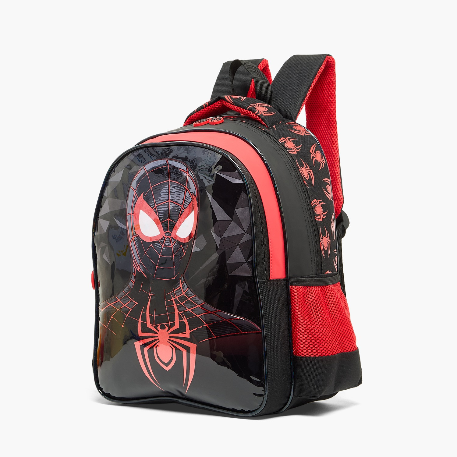 شنطة ظهر بطبعة سبايدر مان للأولاد من 5-8 سنوات مع أحزمة مبطنة - 16 بوصة-school-bagsandbackpacks-backpacks-image-8