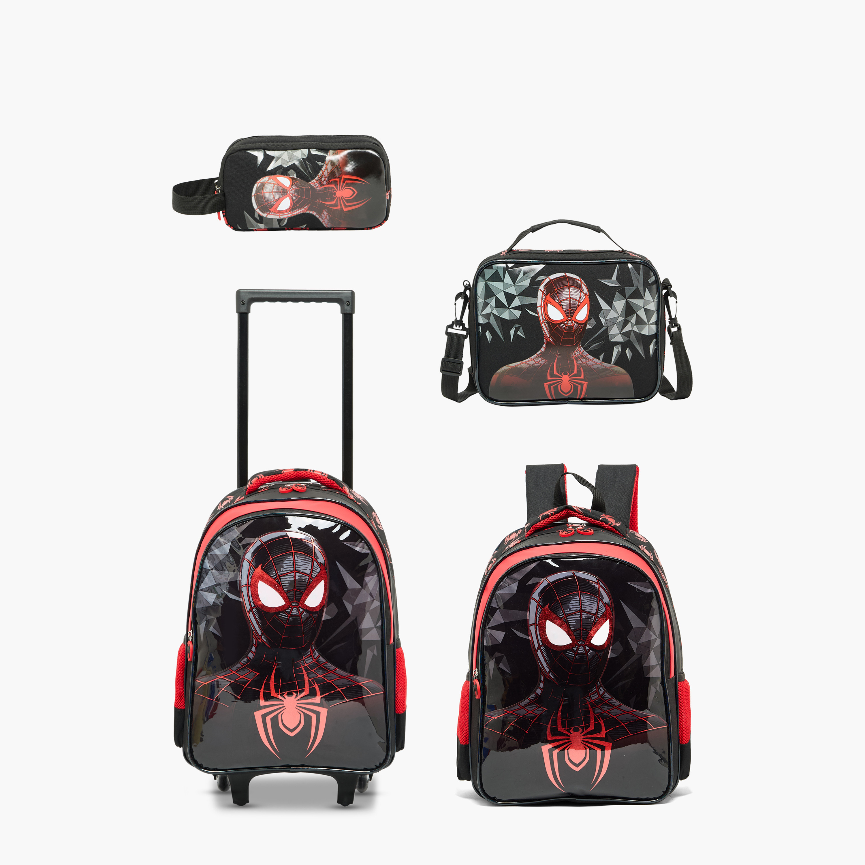 Spider-Man Print Pencil Pouch with 2 Compartment-school-stationery-pencilcases-image-10