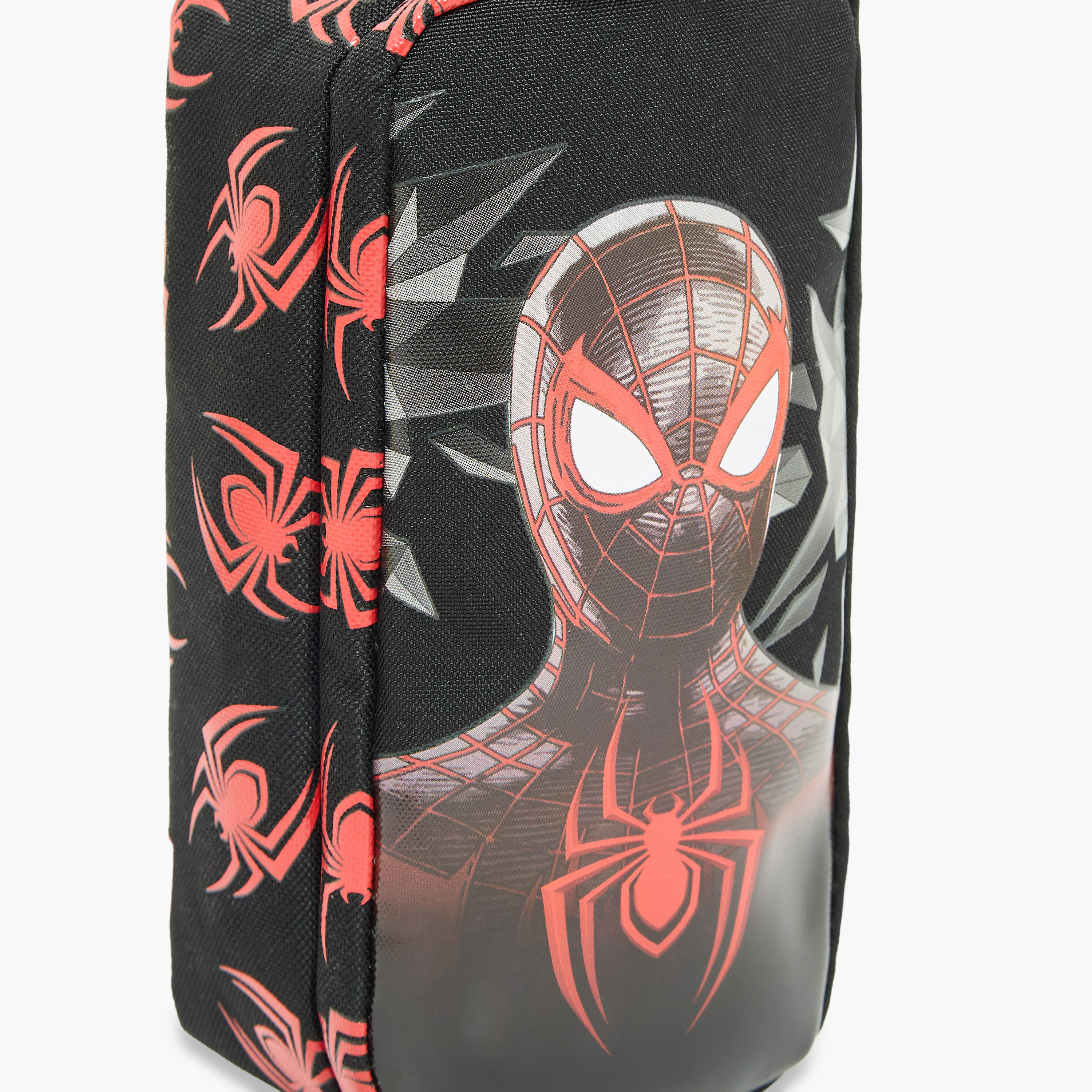 Spider-Man Print Pencil Pouch with 2 Compartment-school-stationery-pencilcases-image-7