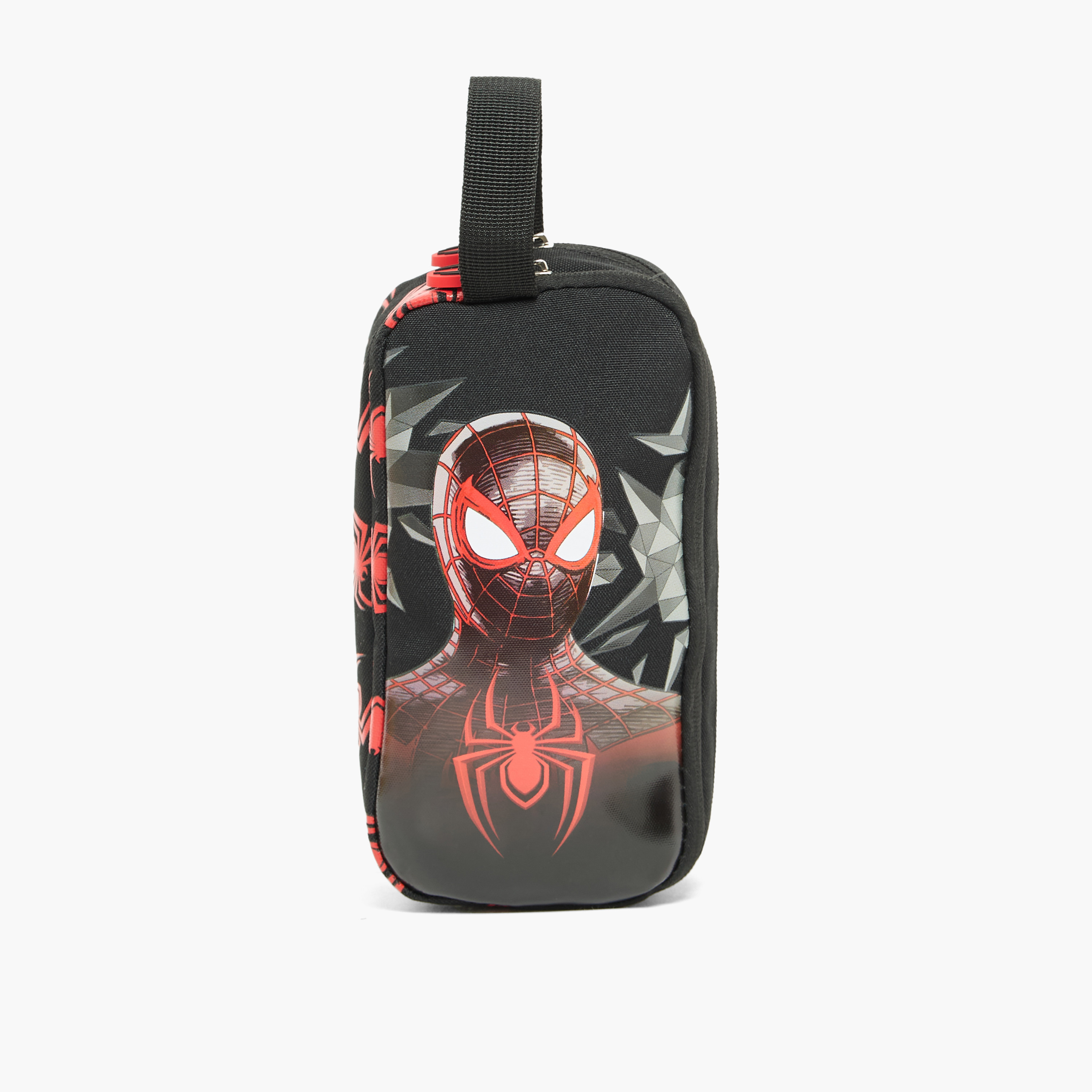 Spider-Man Print Pencil Pouch with 2 Compartment-school-stationery-pencilcases-image-8