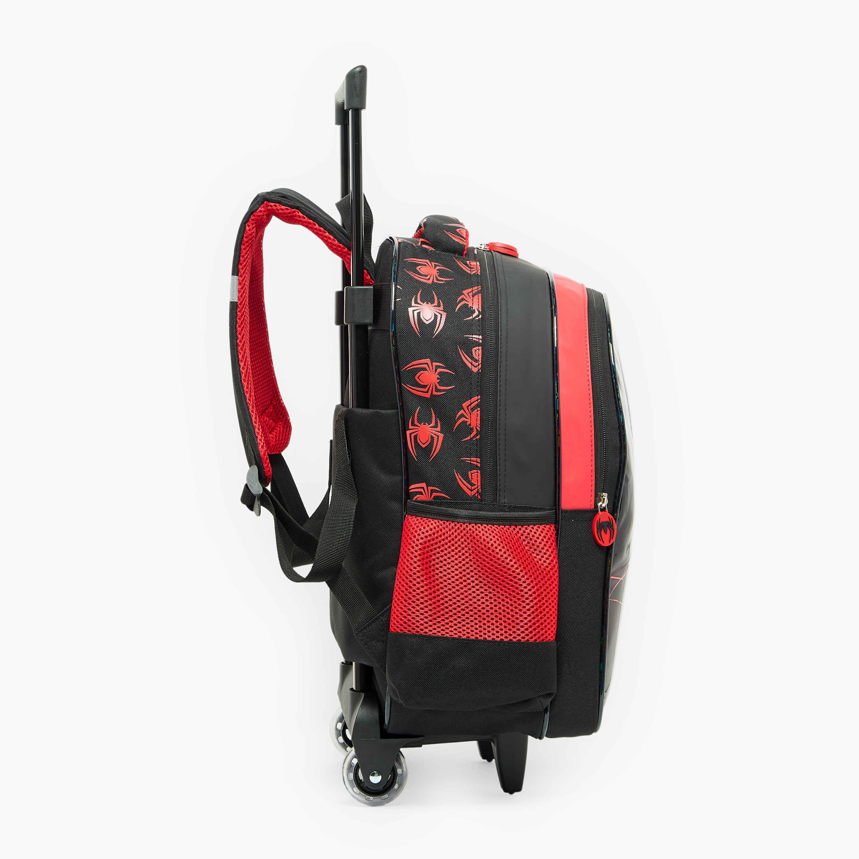 شنطة ترولي بمقبض قابل للسحب وبطبعات سبايدرمان للأولاد 5-8 سنة - 16 بوصة-school-bagsandbackpacks-trolleybags-image-9