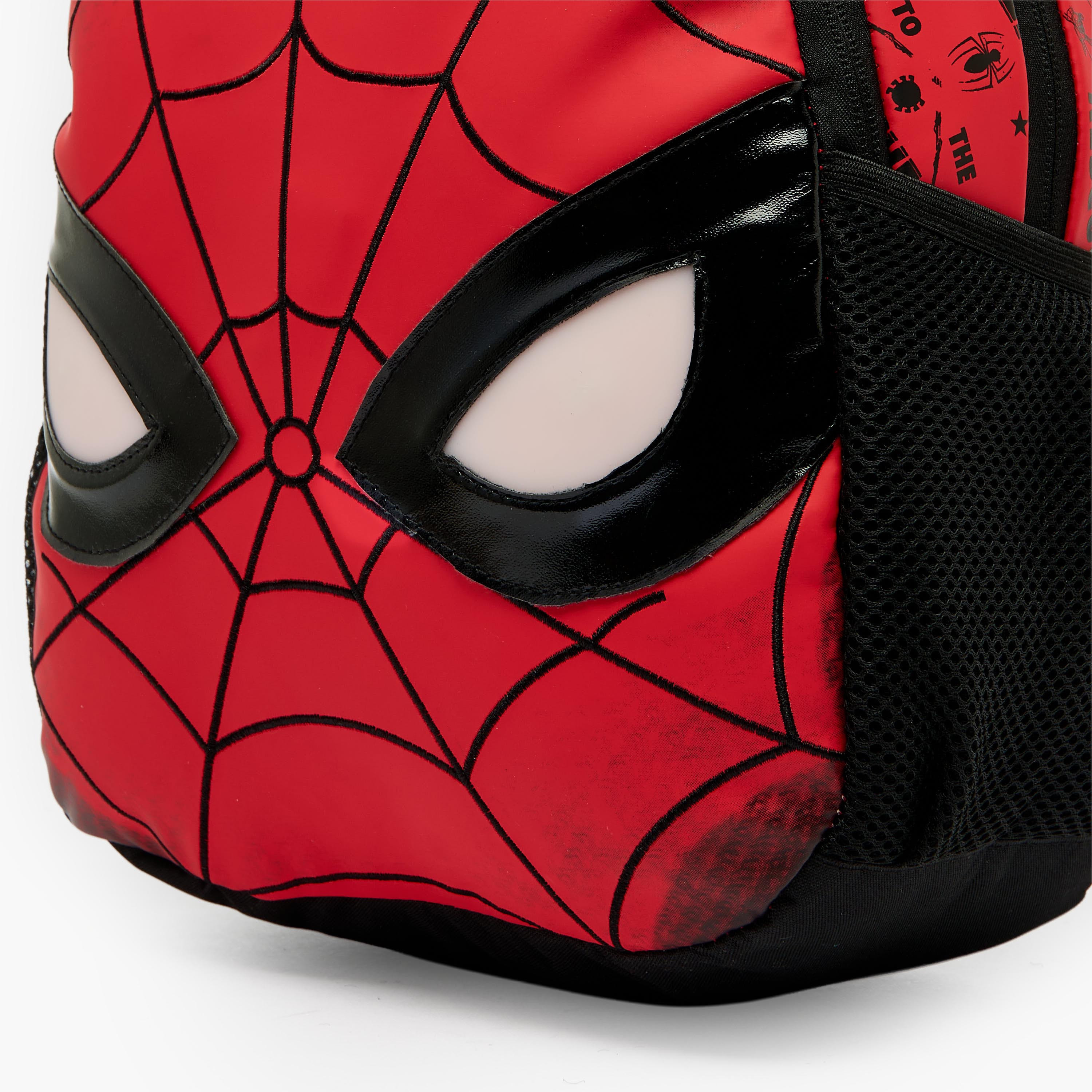 Spider-Man Print Light Up Backpack for Boys 5-8 Years with Padded Straps - 14 inches-school-bagsandbackpacks-backpacks-image-3