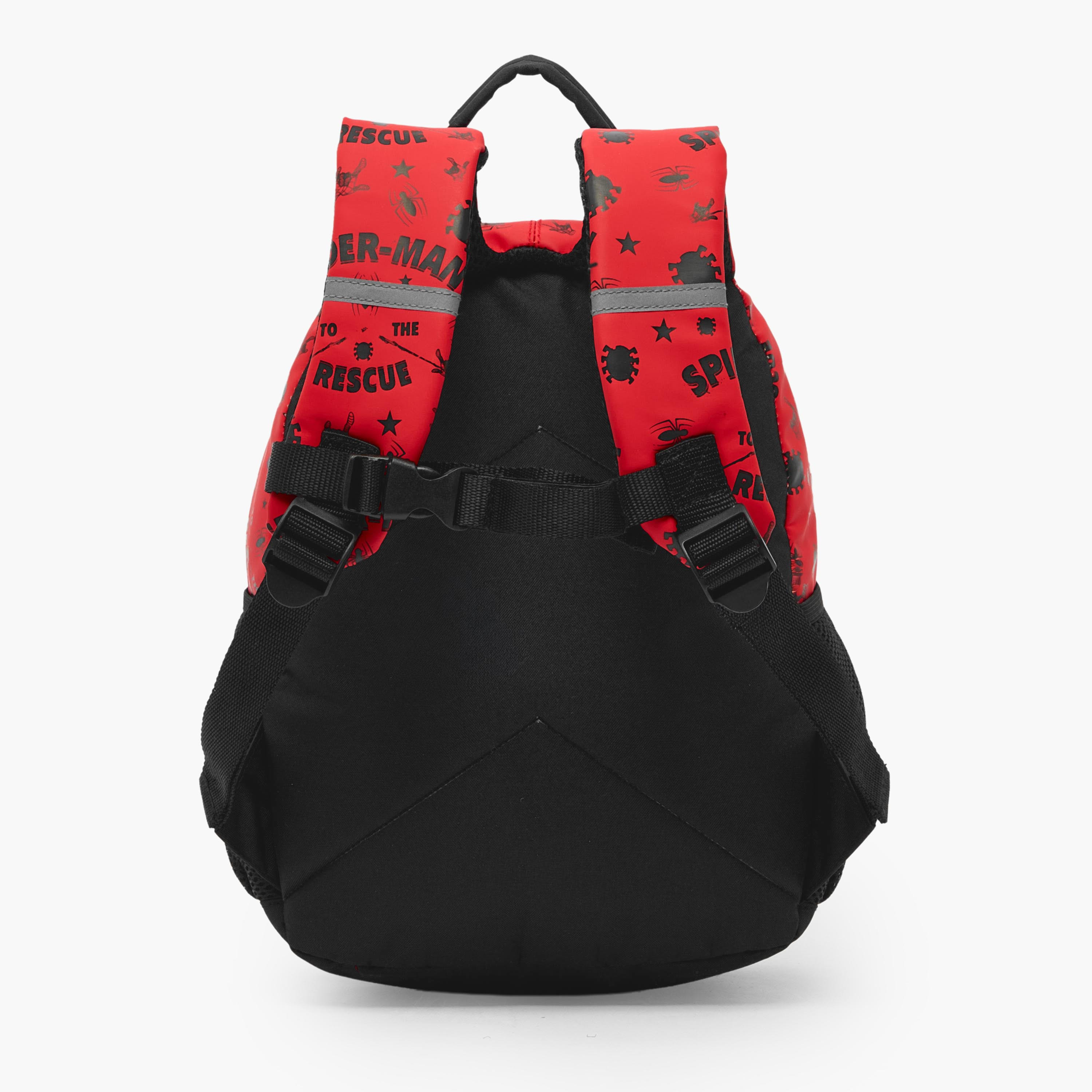 Spider-Man Print Light Up Backpack for Boys 5-8 Years with Padded Straps - 14 inches-school-bagsandbackpacks-backpacks-image-8