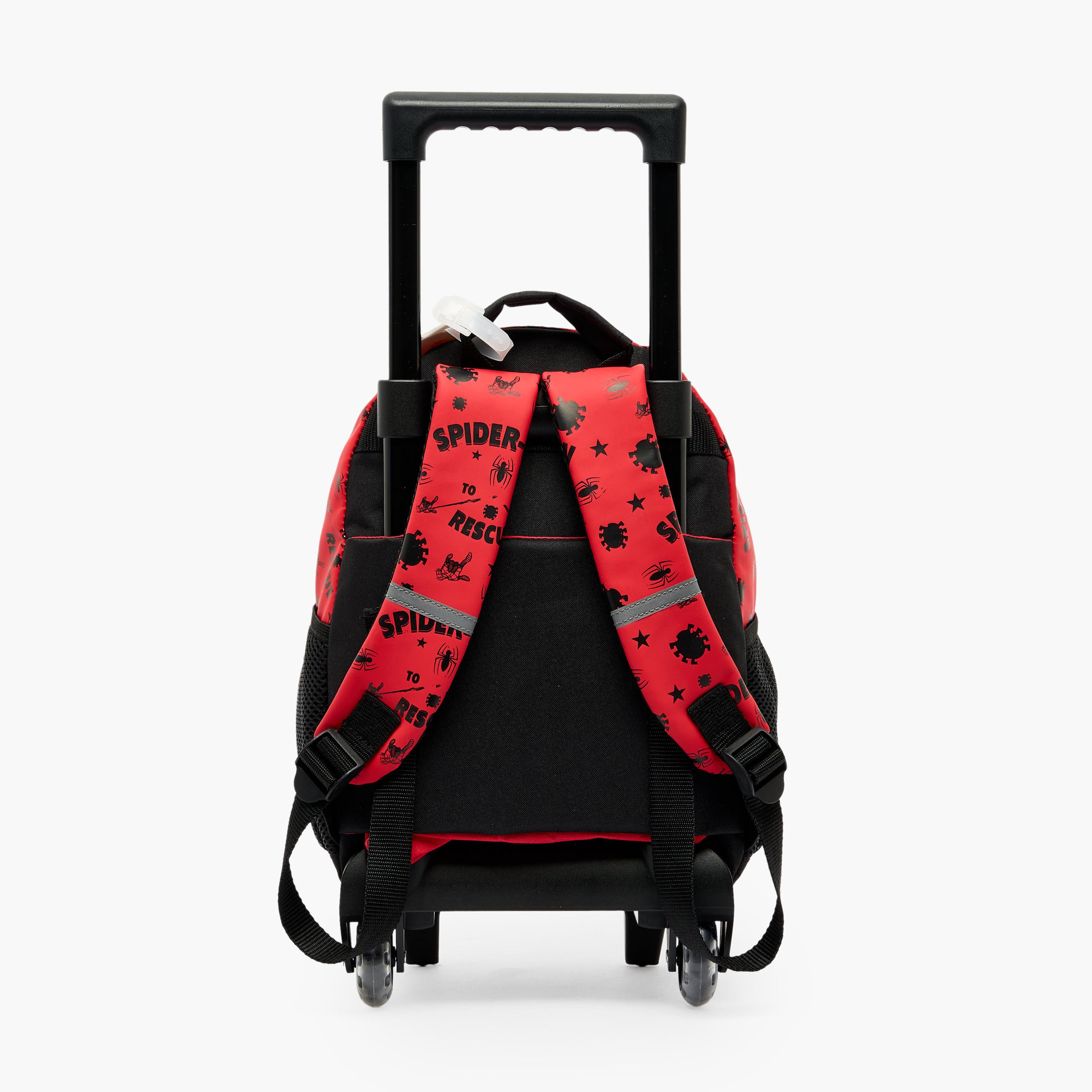 شنطة بعجلات ومقبض قابل للسحب وطبعات سبايدر مان للأولاد من 3-5 سنوات-school-bagsandbackpacks-trolleybags-image-9