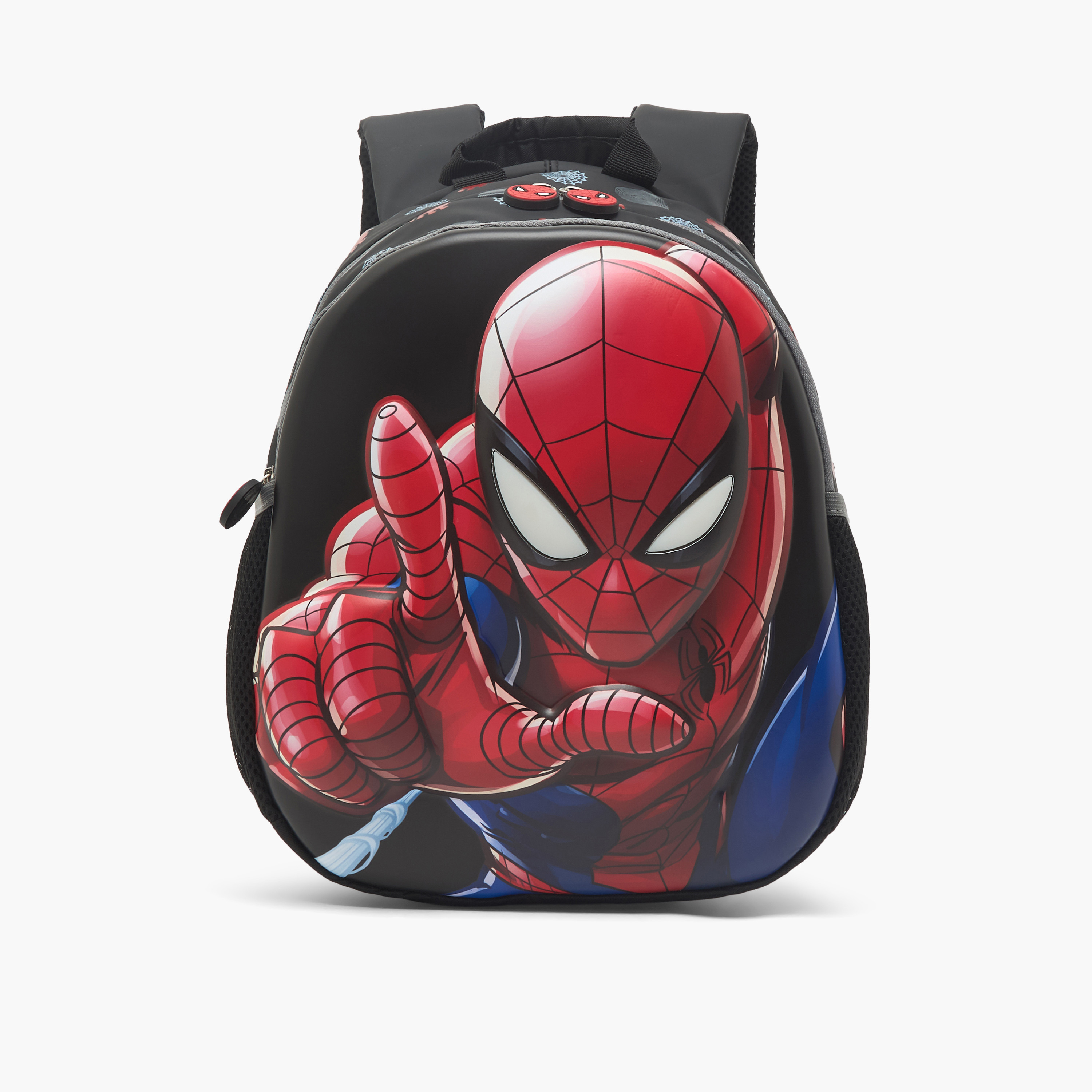 Spider-Man Print Backpack for Boys 5-8 Years with Padded Strap-school-bagsandbackpacks-backpacks-image-1