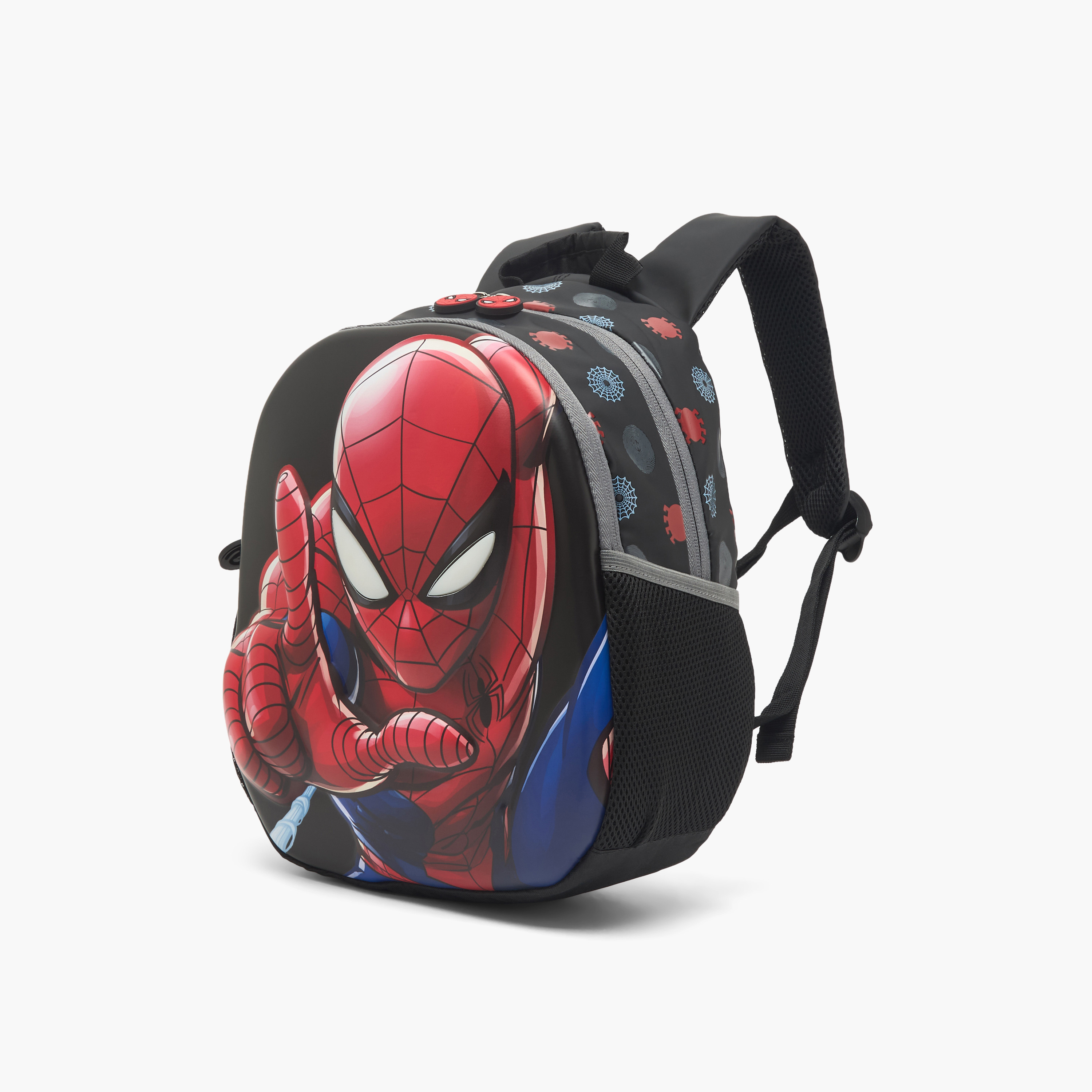 Spider-Man Print Backpack for Boys 5-8 Years with Padded Strap-school-bagsandbackpacks-backpacks-image-7