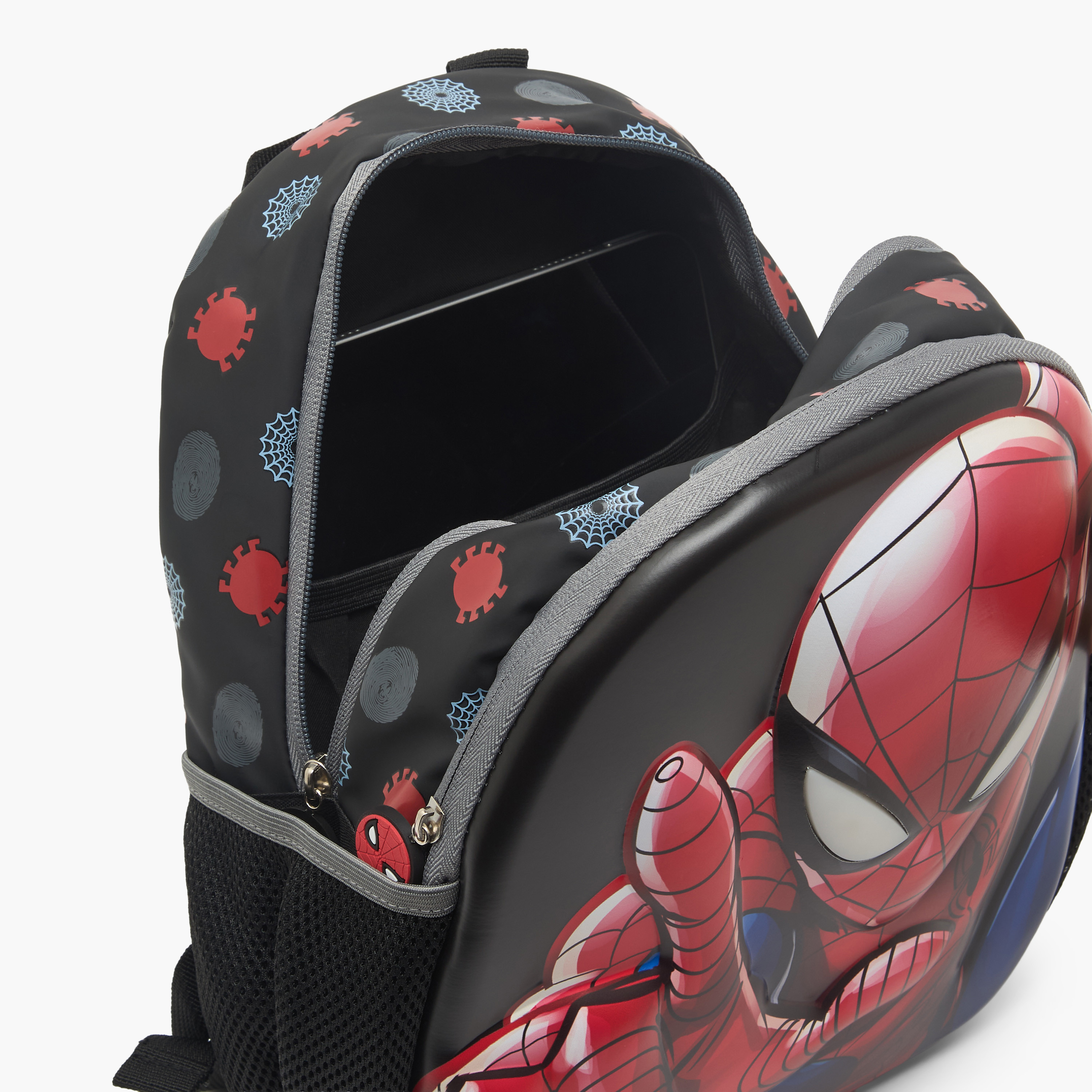 Spider-Man Print Backpack for Boys 5-8 Years with Padded Strap-school-bagsandbackpacks-backpacks-image-5