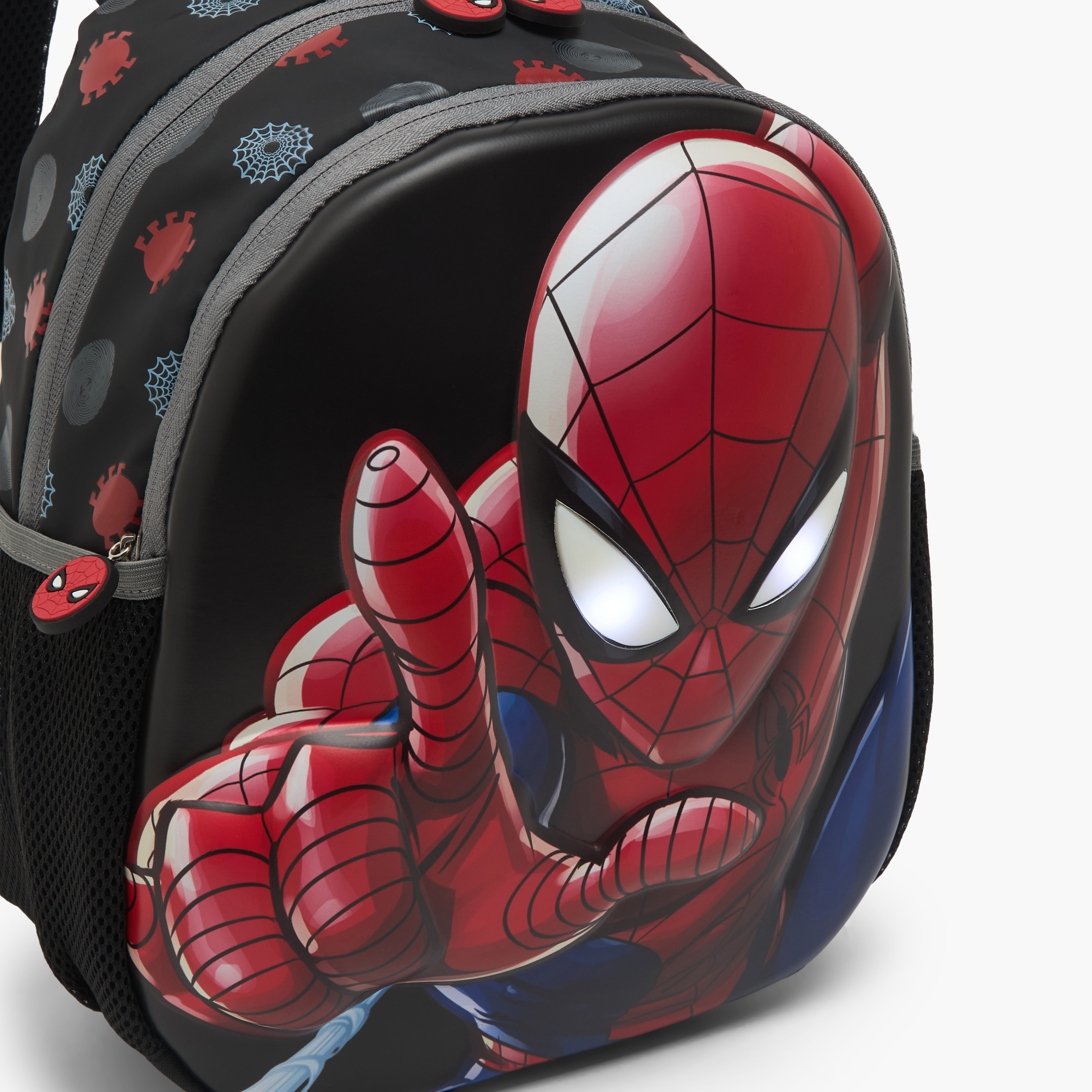 Spider-Man Print Backpack for Boys 5-8 Years with Padded Strap-school-bagsandbackpacks-backpacks-image-6
