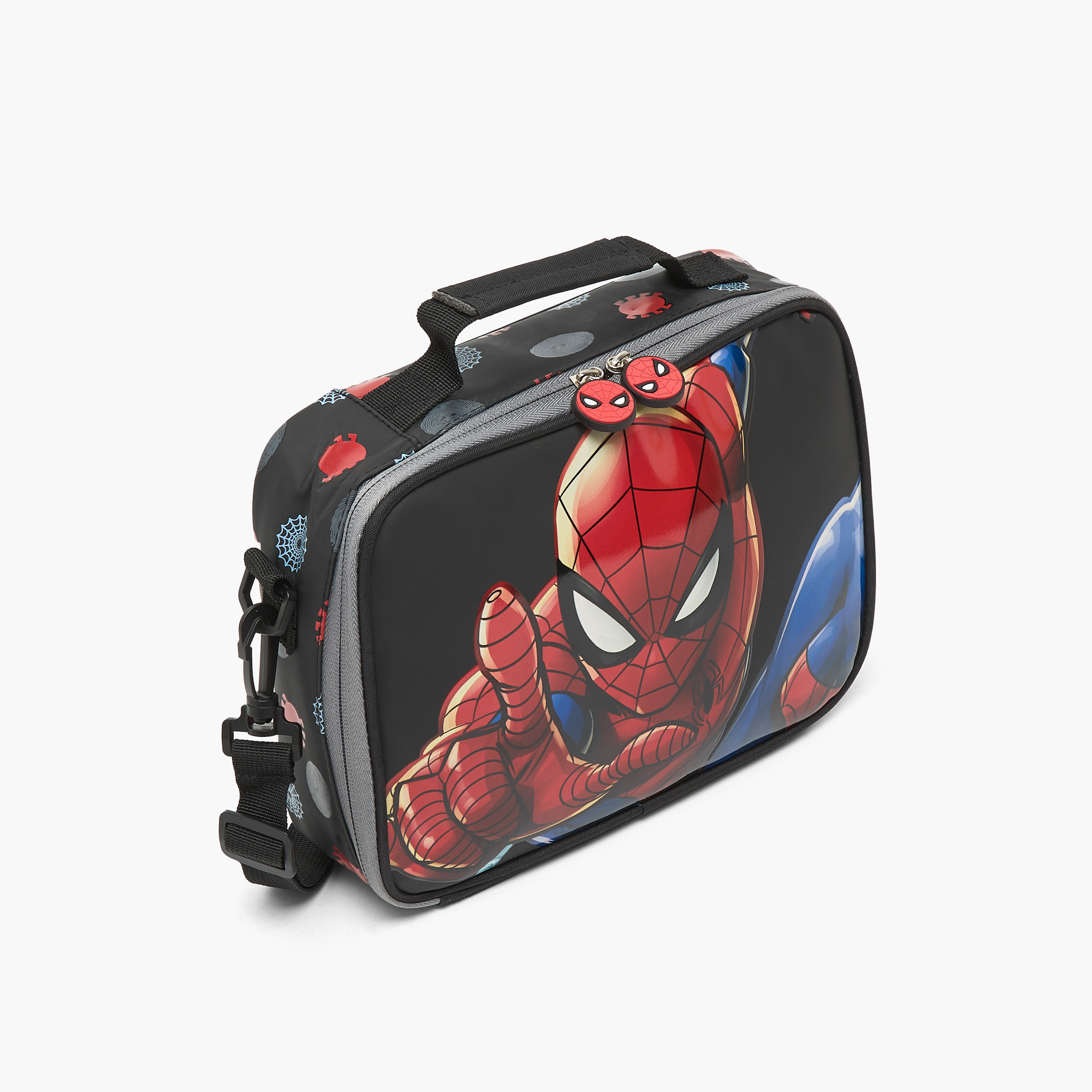 شنطة غداء عازلة للحرارة بطبعات سبايدر مان للأولاد من 3-5 سنوات-school-lunchessentials-lunchbags-image-2