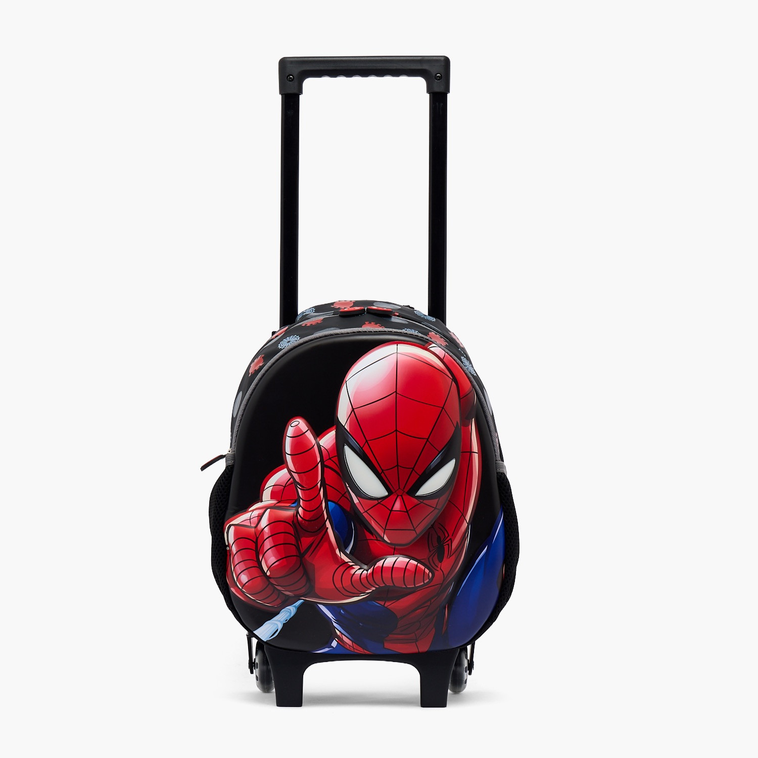 Spider-Man Print Trolley Bag for Boys 3-5 Years Retractable Handle - 14 inches-school-bagsandbackpacks-trolleybags-image-4