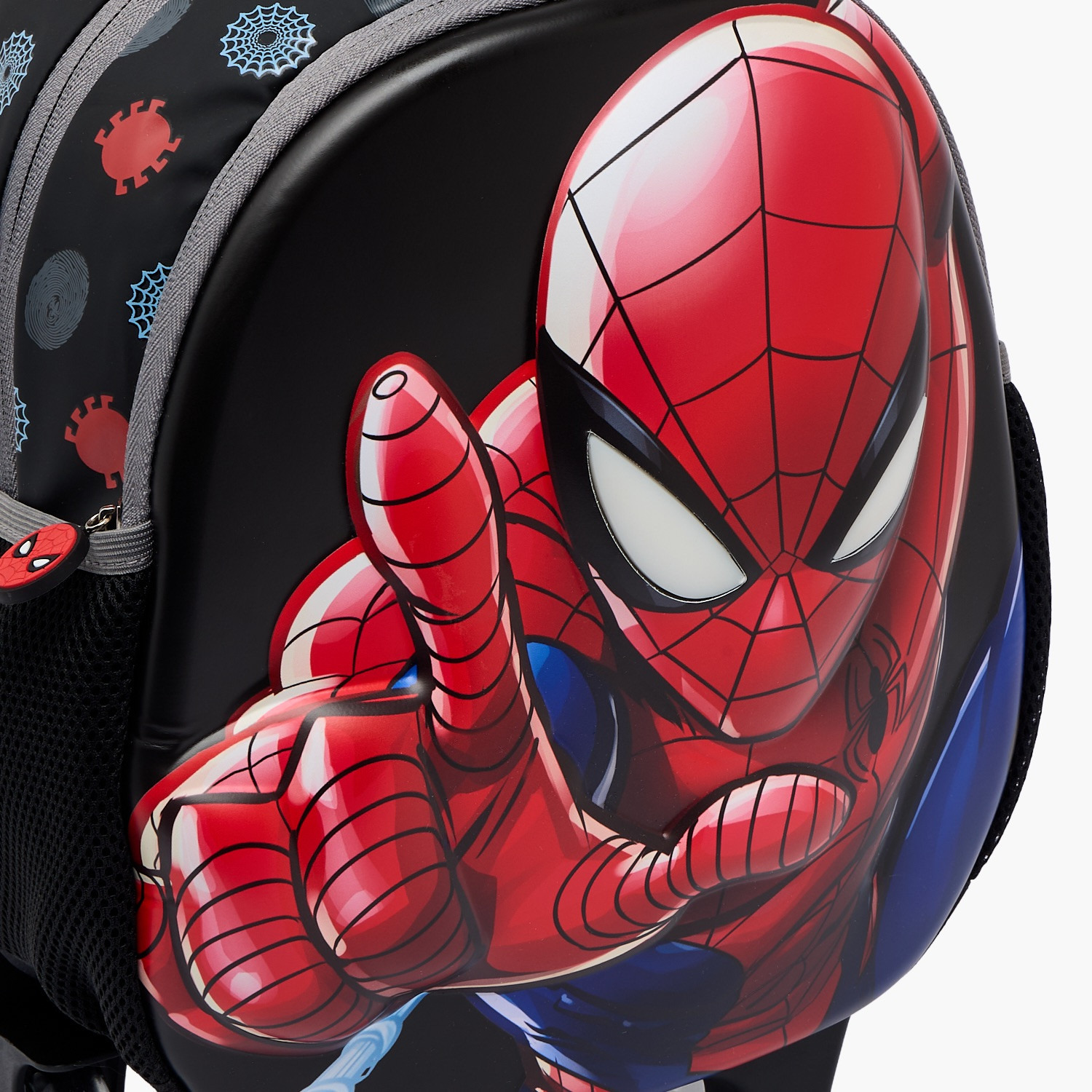 Spider-Man Print Trolley Bag for Boys 3-5 Years Retractable Handle - 14 inches-school-bagsandbackpacks-trolleybags-image-5
