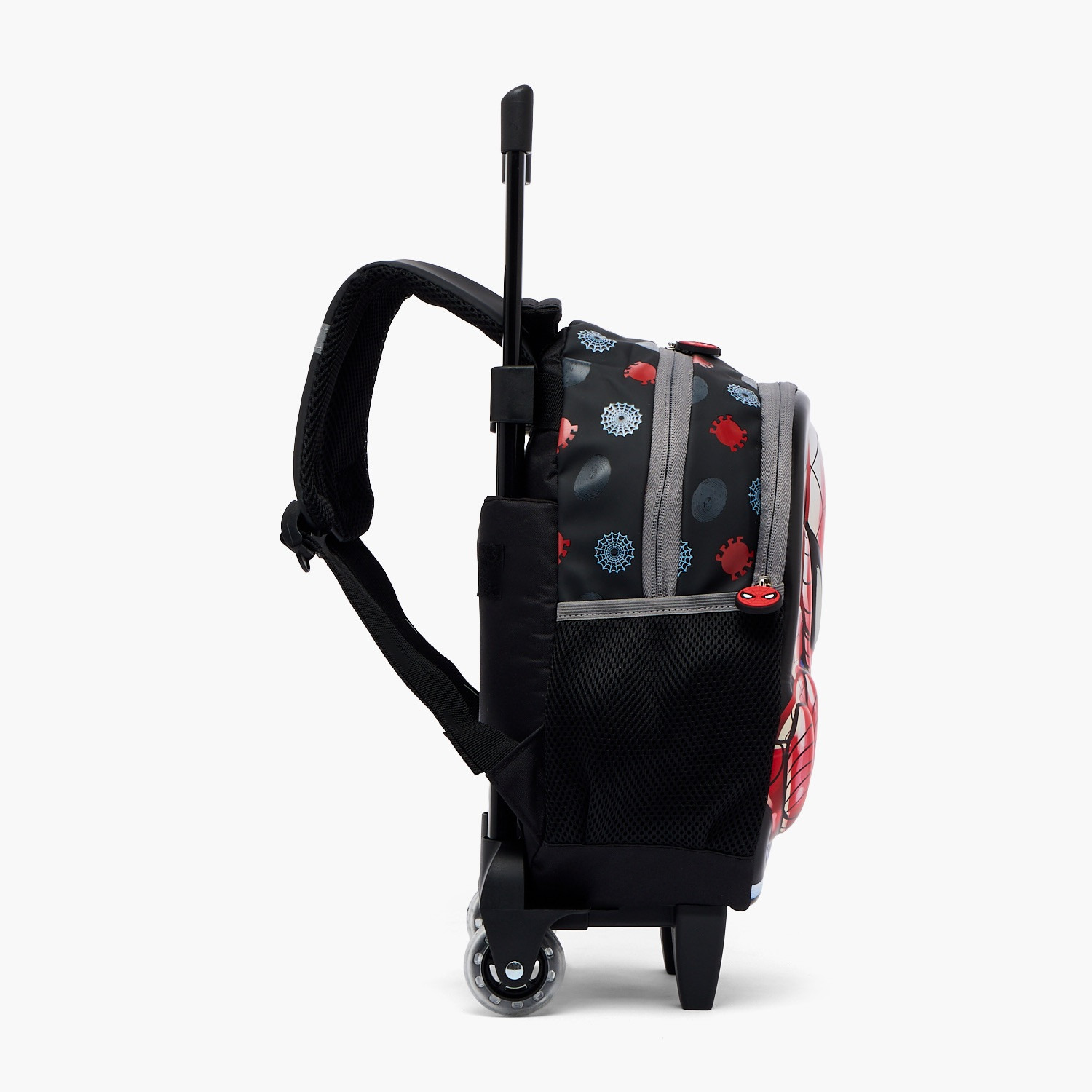 Spider-Man Print Trolley Bag for Boys 3-5 Years Retractable Handle - 14 inches-school-bagsandbackpacks-trolleybags-image-9