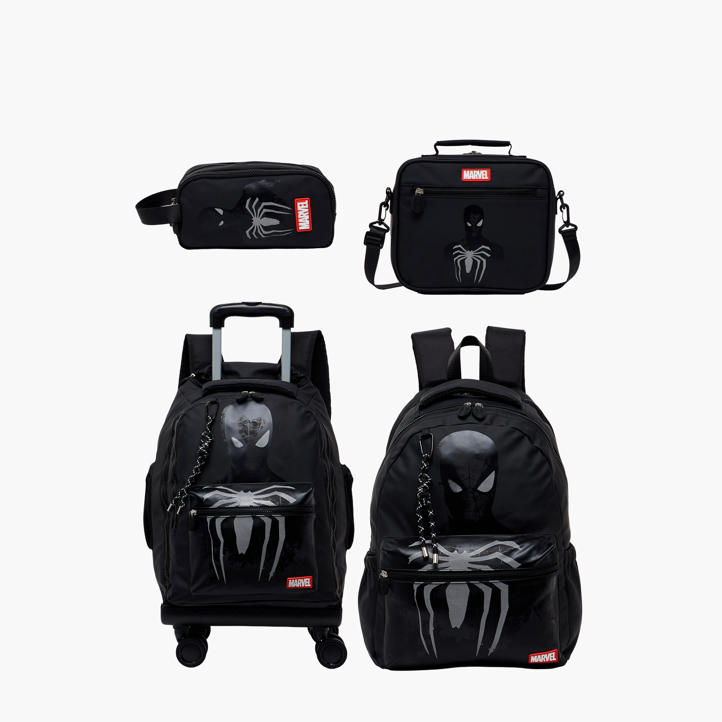شنطة غداء بطبعة سبايدر مان للأولاد من 8-13 سنة بعزل حراري-school-lunchessentials-lunchbags-image-11