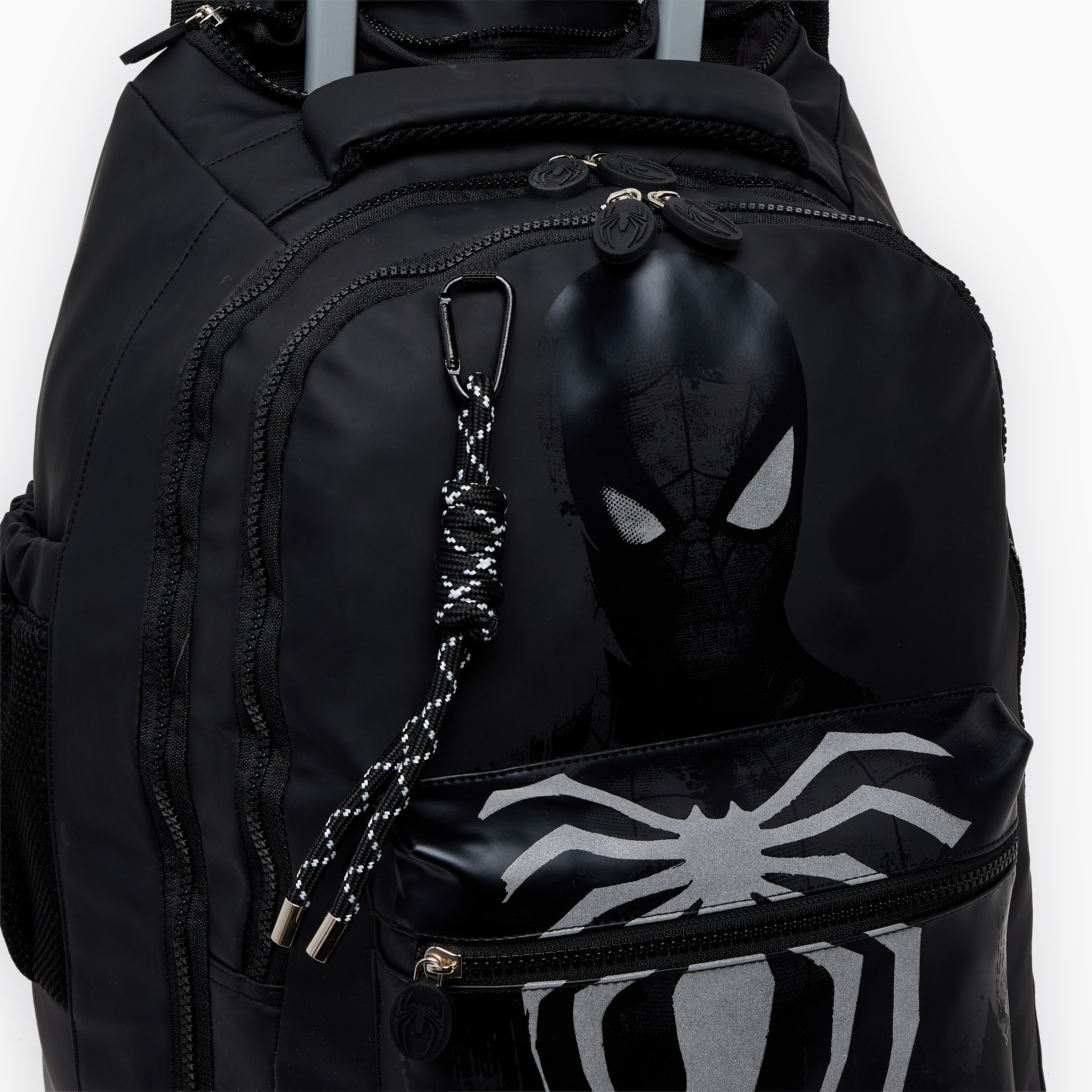 شنطة ترولي بمقبض قابل للسحب وطبعات سبايدرمان للأولاد بعمر 8-12 سنة - 18 بوصة-school-bagsandbackpacks-trolleybags-image-5
