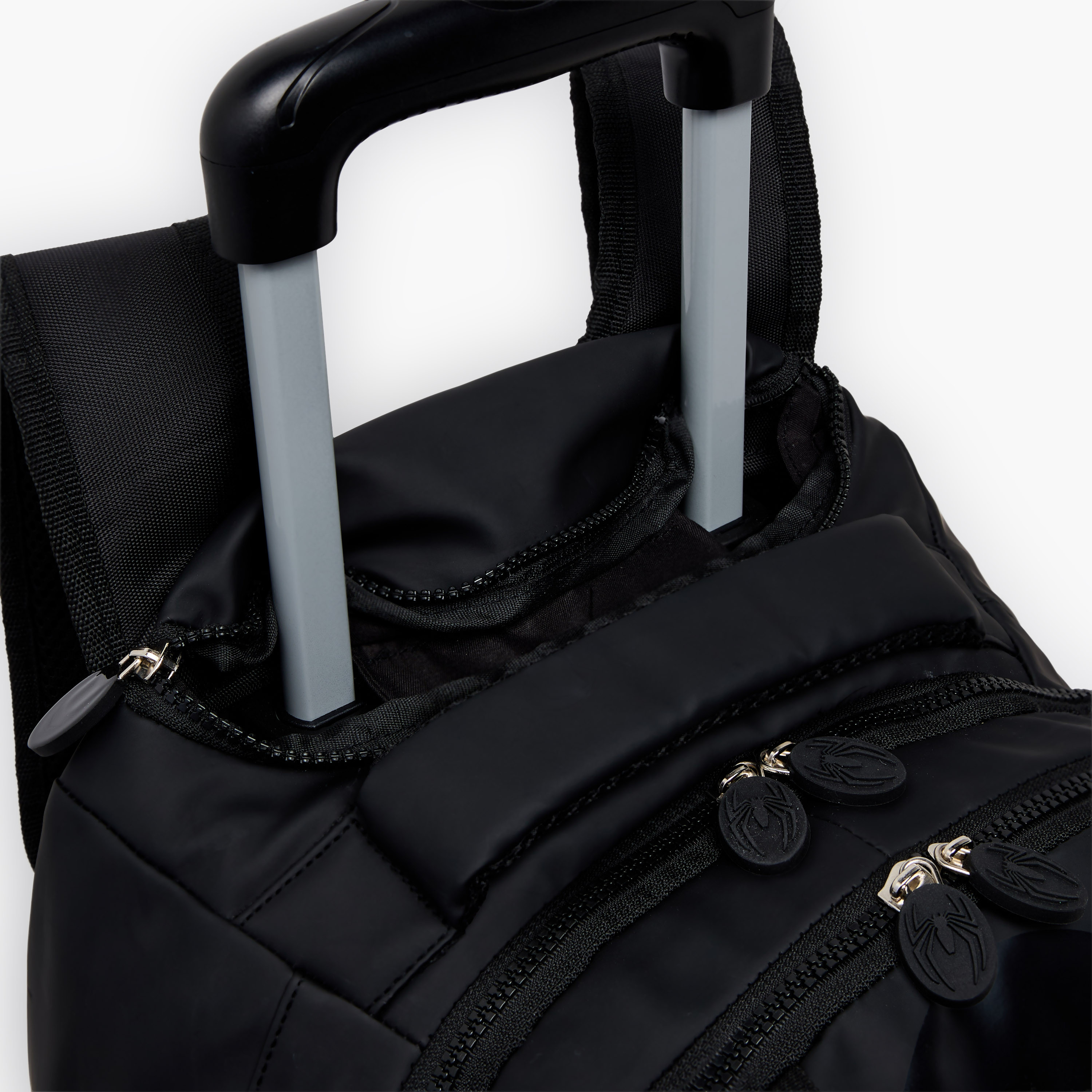 شنطة ترولي بمقبض قابل للسحب وطبعات سبايدرمان للأولاد بعمر 8-12 سنة - 18 بوصة-school-bagsandbackpacks-trolleybags-image-9