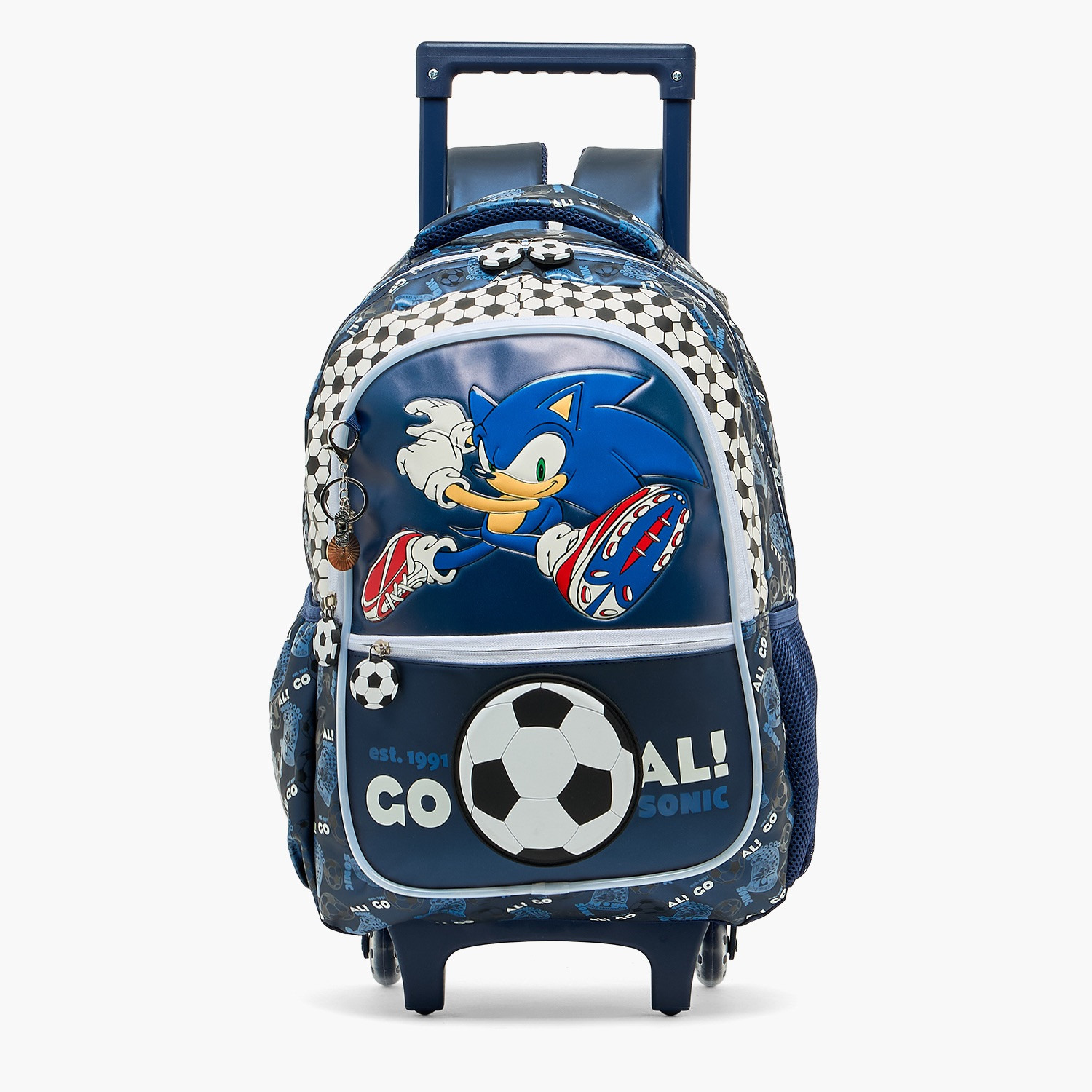 شنطة ترولي بطبعات وبعجلات متينة للأولاد 5-8 سنوات من سيجا - 16 بوصة-school-bagsandbackpacks-trolleybags-image-2