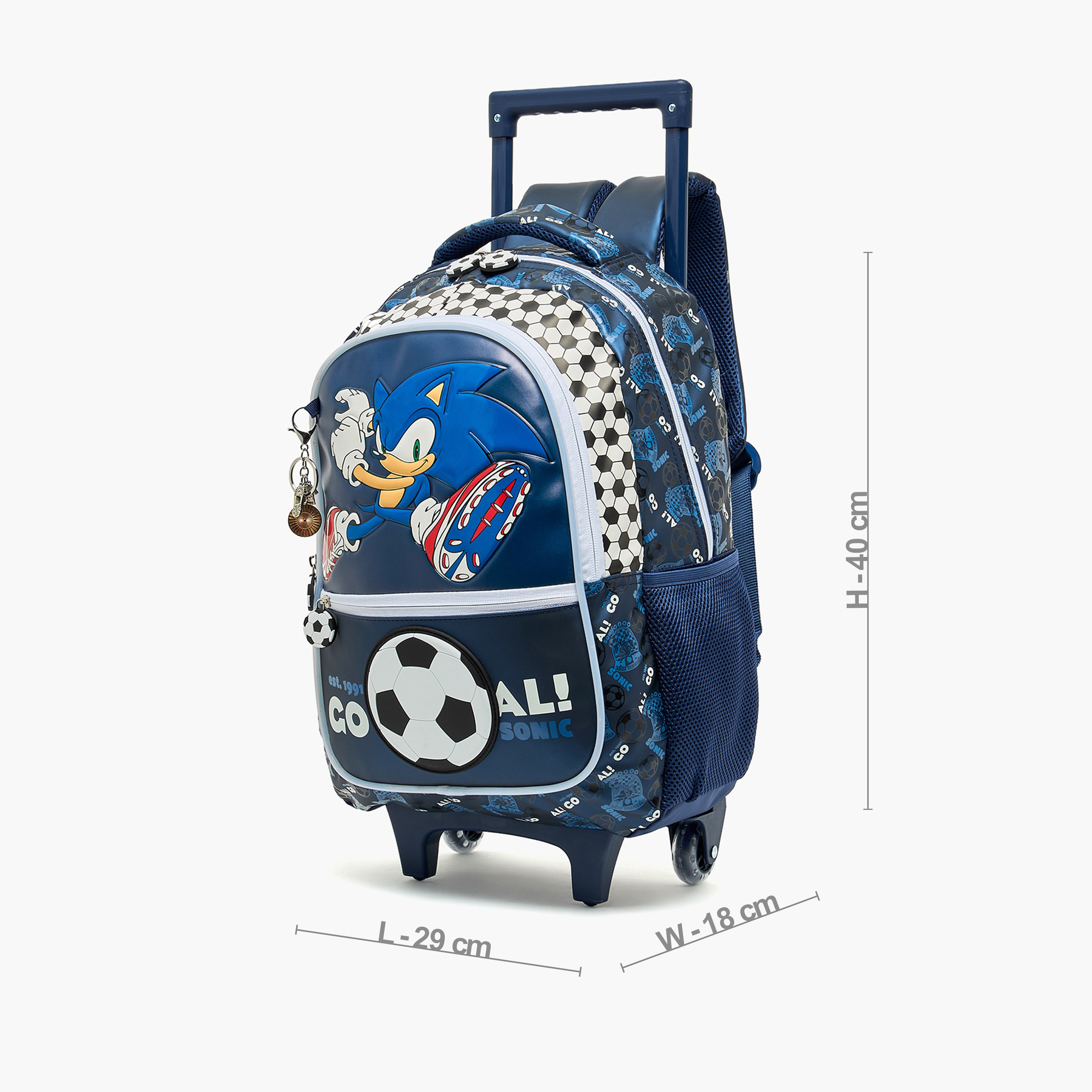 شنطة ترولي بطبعات وبعجلات متينة للأولاد 5-8 سنوات من سيجا - 16 بوصة-school-bagsandbackpacks-trolleybags-image-8