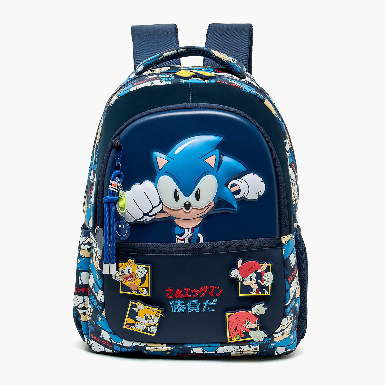 Sonic the Hedgehog Print Backpack for Boys 5-8 Years with Padded Straps - 16 inches-school-bagsandbackpacks-backpacks-image-1