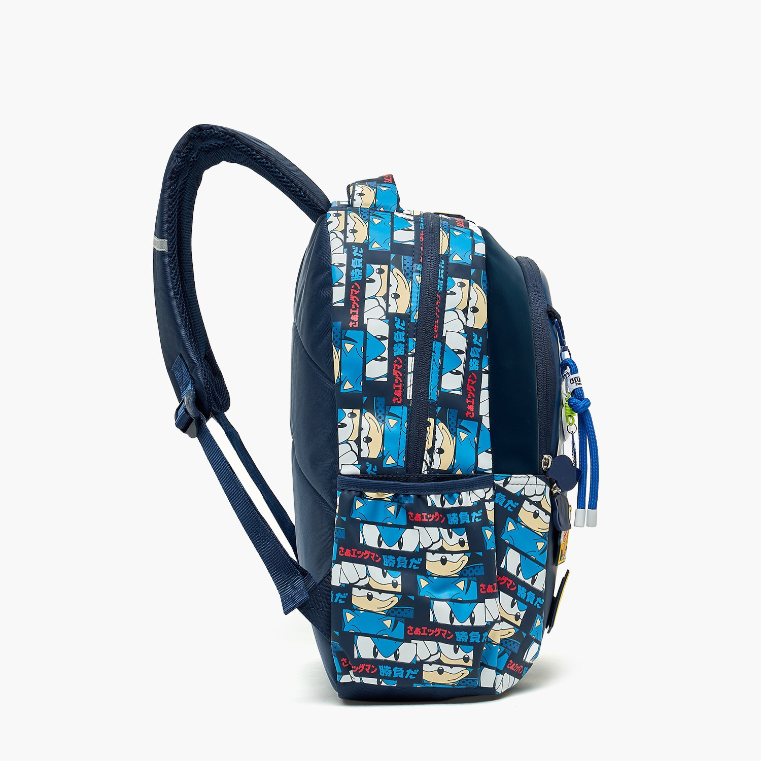 Sonic the Hedgehog Print Backpack for Boys 5-8 Years with Padded Straps - 16 inches-school-bagsandbackpacks-backpacks-image-9