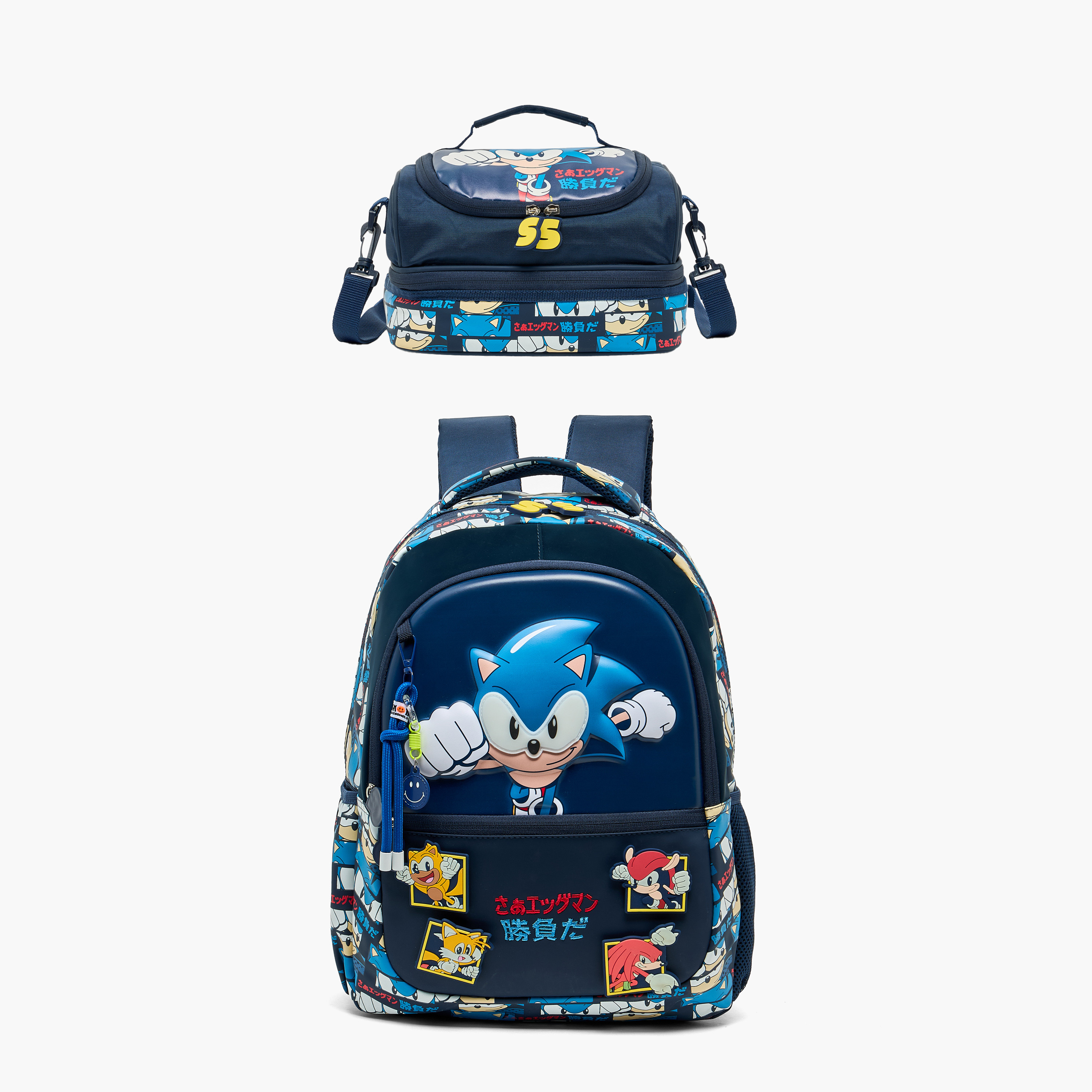 شنطة غداء بطبعة سونيك للأولاد من 5-8 سنوات مع حزام قابل للفصل من سيغا-school-lunchessentials-lunchbags-image-11