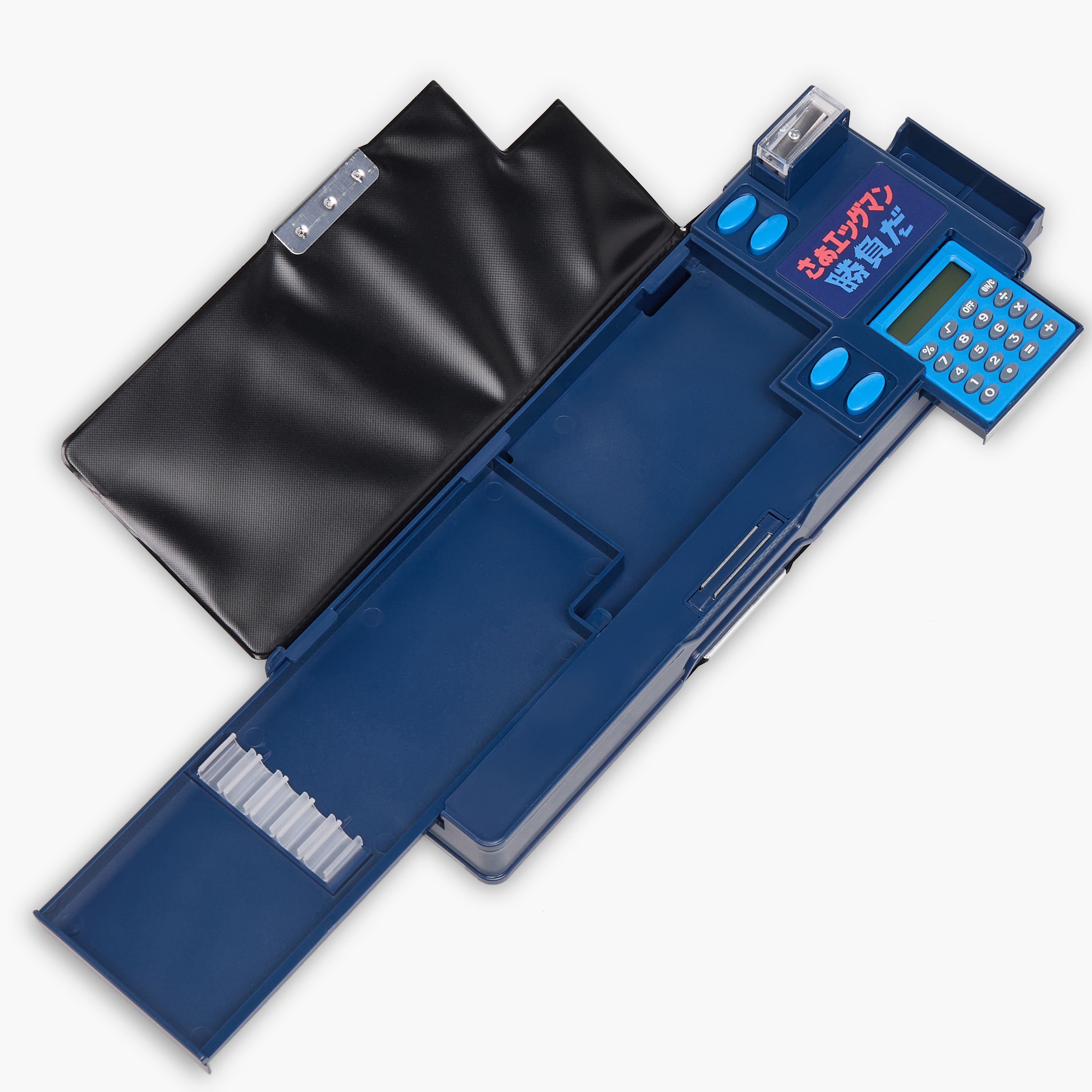 مقلمة بطبعات سونيك مع آلة حاسبة-school-stationery-pencilcases-image-5