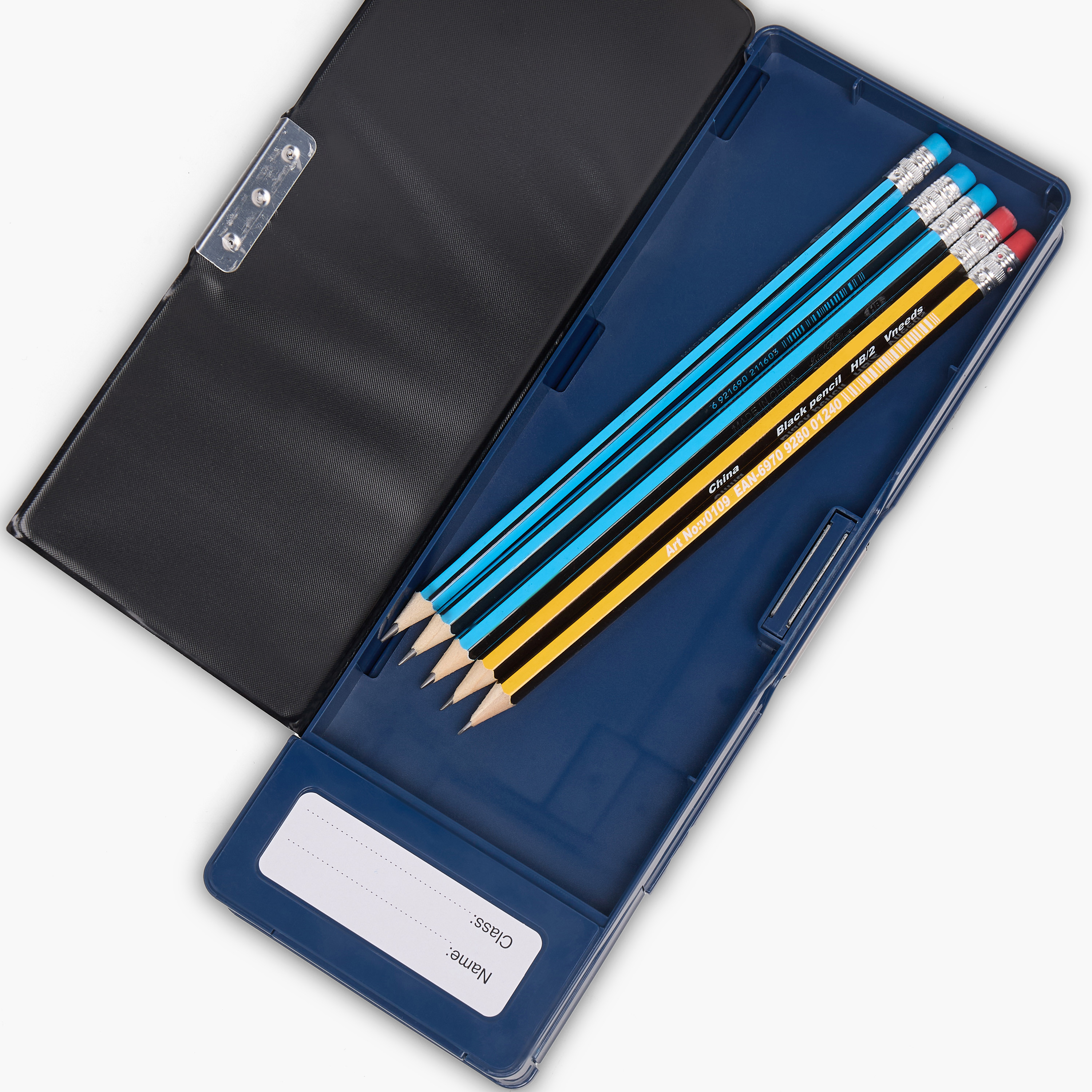 مقلمة بطبعات سونيك مع آلة حاسبة-school-stationery-pencilcases-image-9