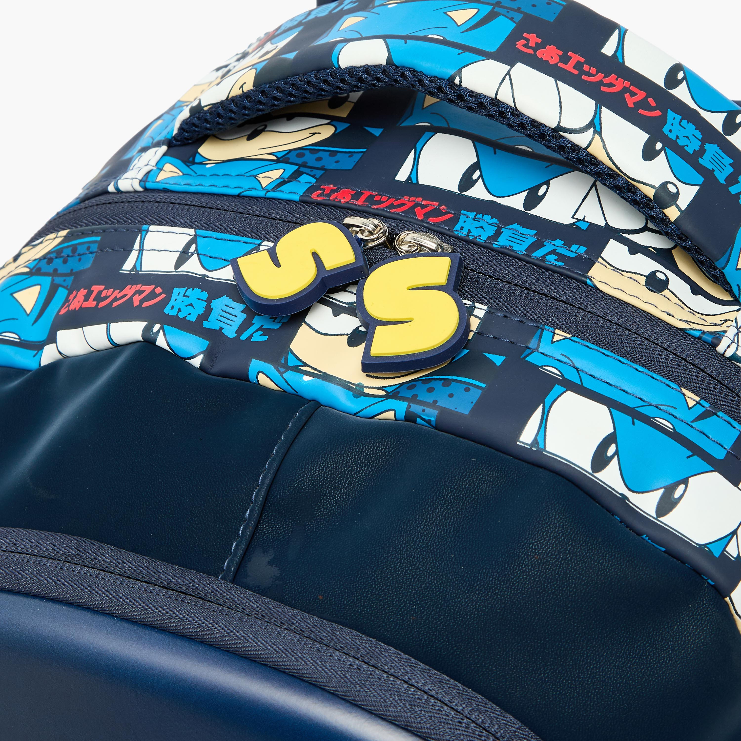 SEGA Sonic Print Trolley Bag for Boys 5-8 Years Retractable Handle - 16 inches-school-bagsandbackpacks-trolleybags-image-7