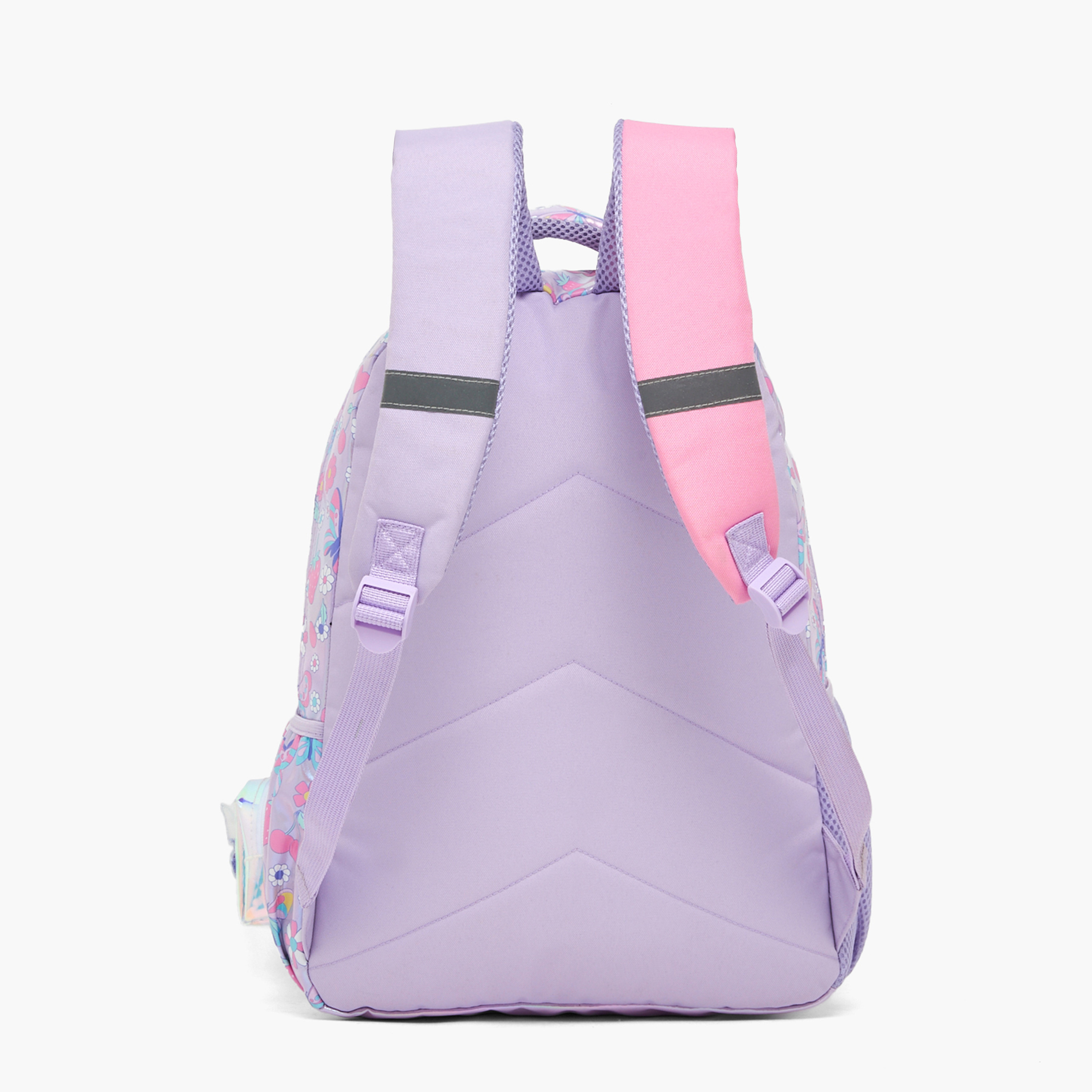 Juniors Butterfly Print Backpack for Girls 5-8 Years with Detachable Pouch - 16 inches-school-bagsandbackpacks-backpacks-image-10