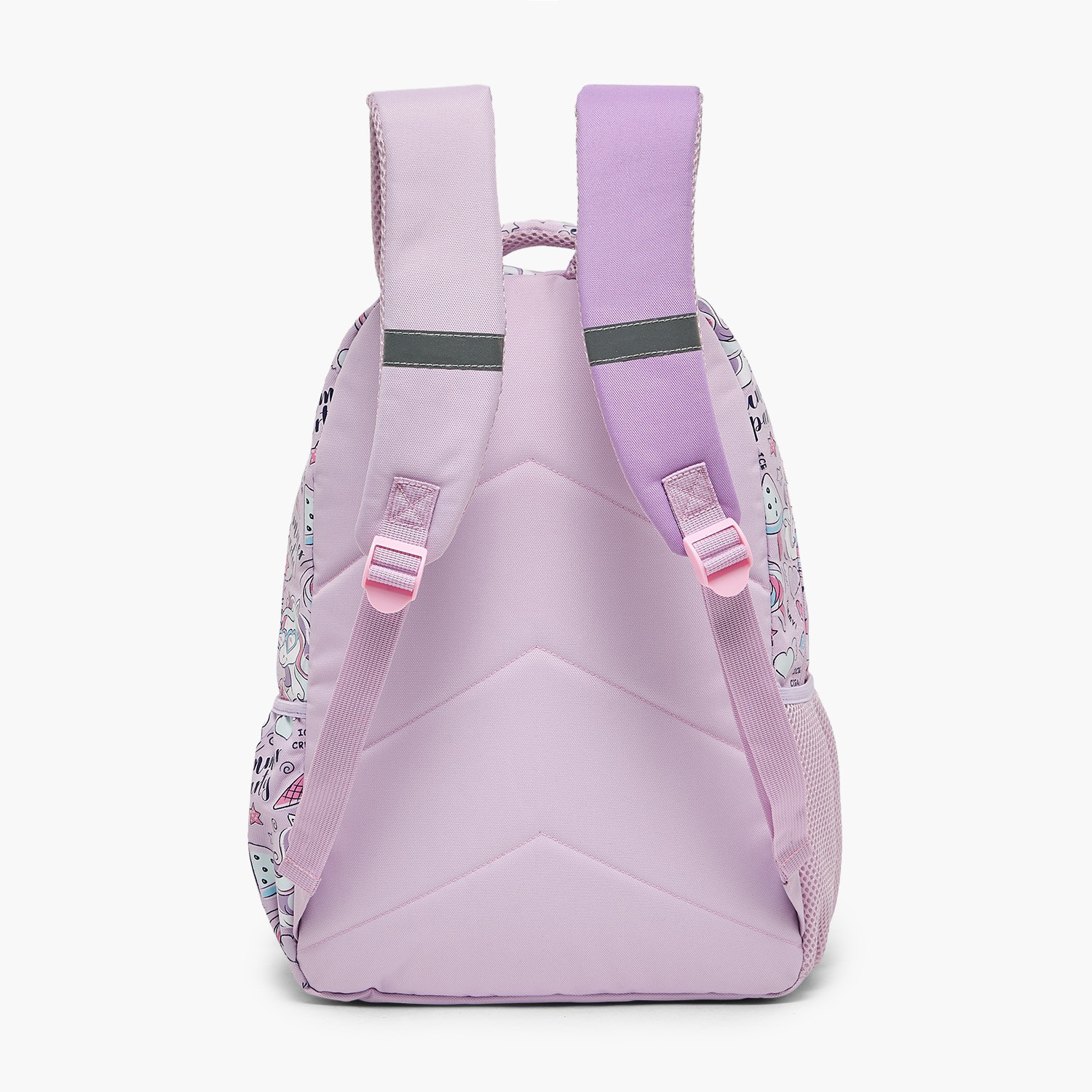 شنطة ظهر بطبعة يونيكورن للبنات من 5-8 سنوات مع أحزمة مبطنة - 16 بوصة من جونيورز-school-bagsandbackpacks-backpacks-image-10