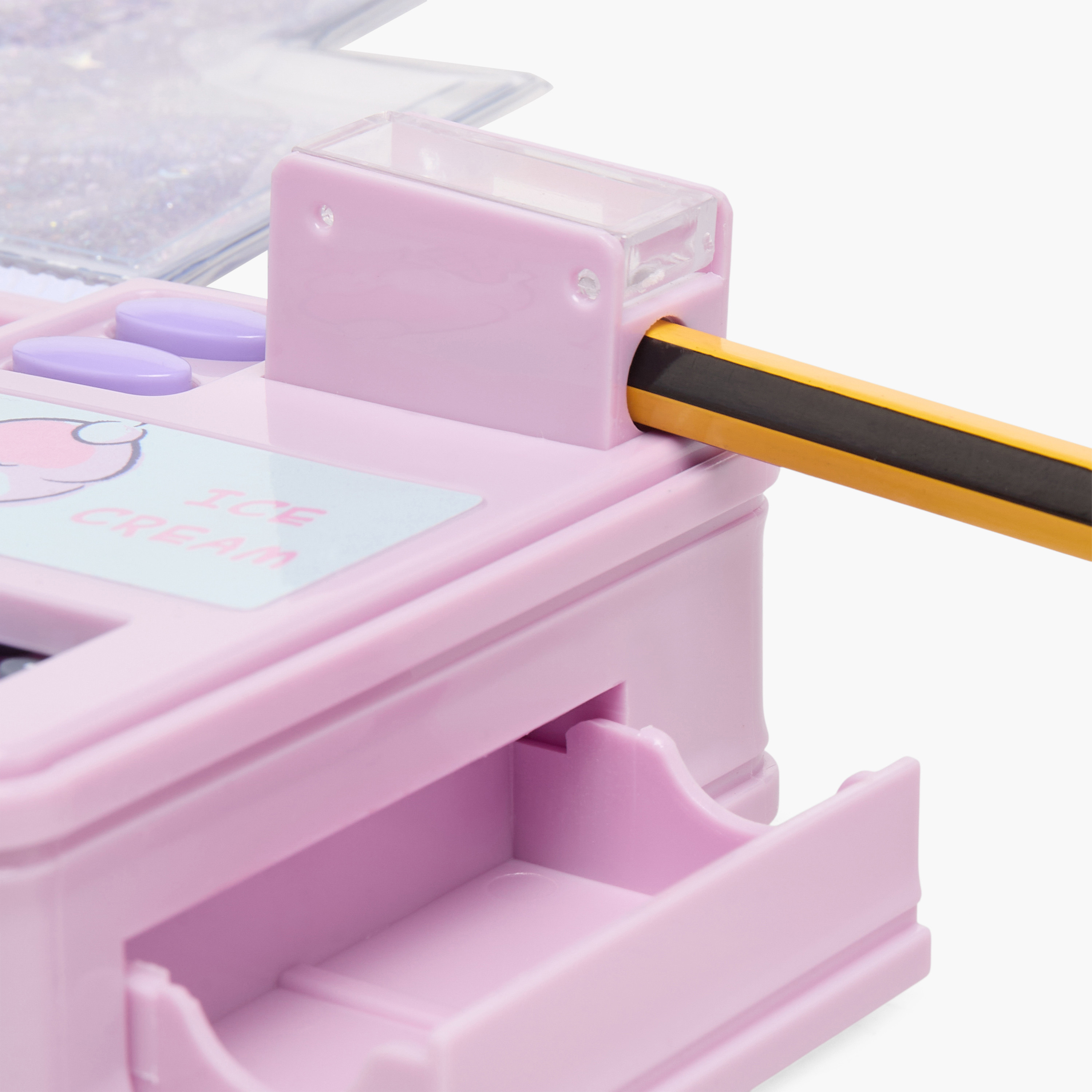 Juniors Unicorn Print Pencil Case with Calculator-school-stationery-pencilcases-image-6