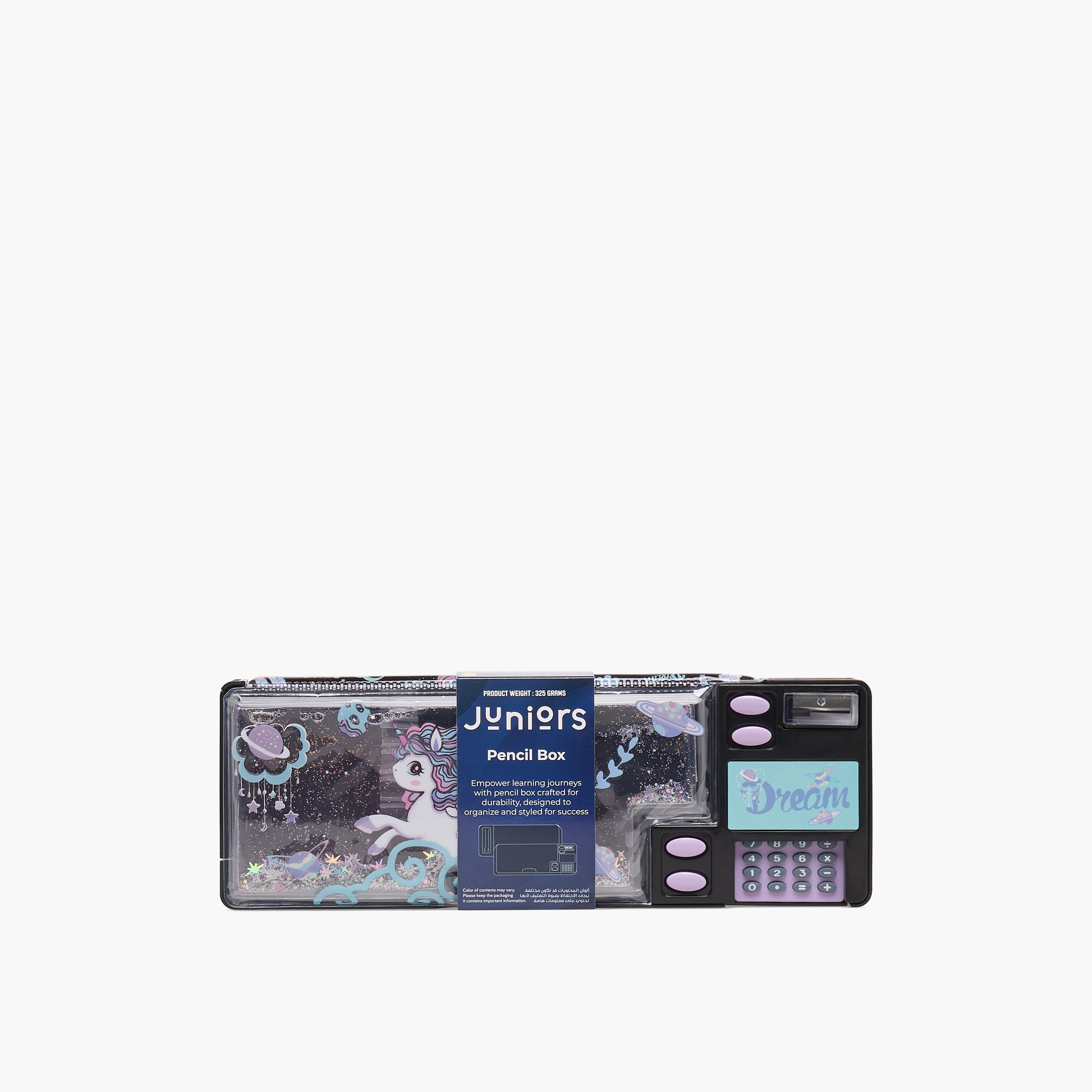 Juniors Unicorn Print Pencil Case with Magnetic Flap Closure-school-stationery-pencilcases-image-10