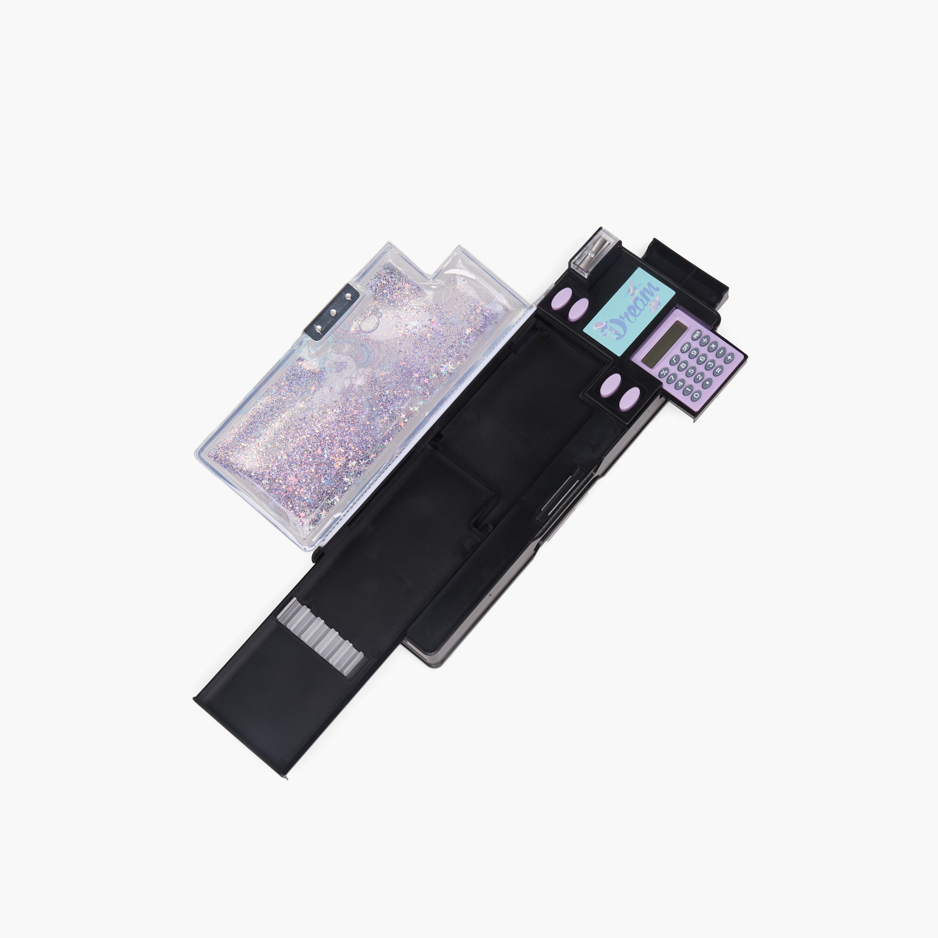 Juniors Unicorn Print Pencil Case with Magnetic Flap Closure-school-stationery-pencilcases-image-5