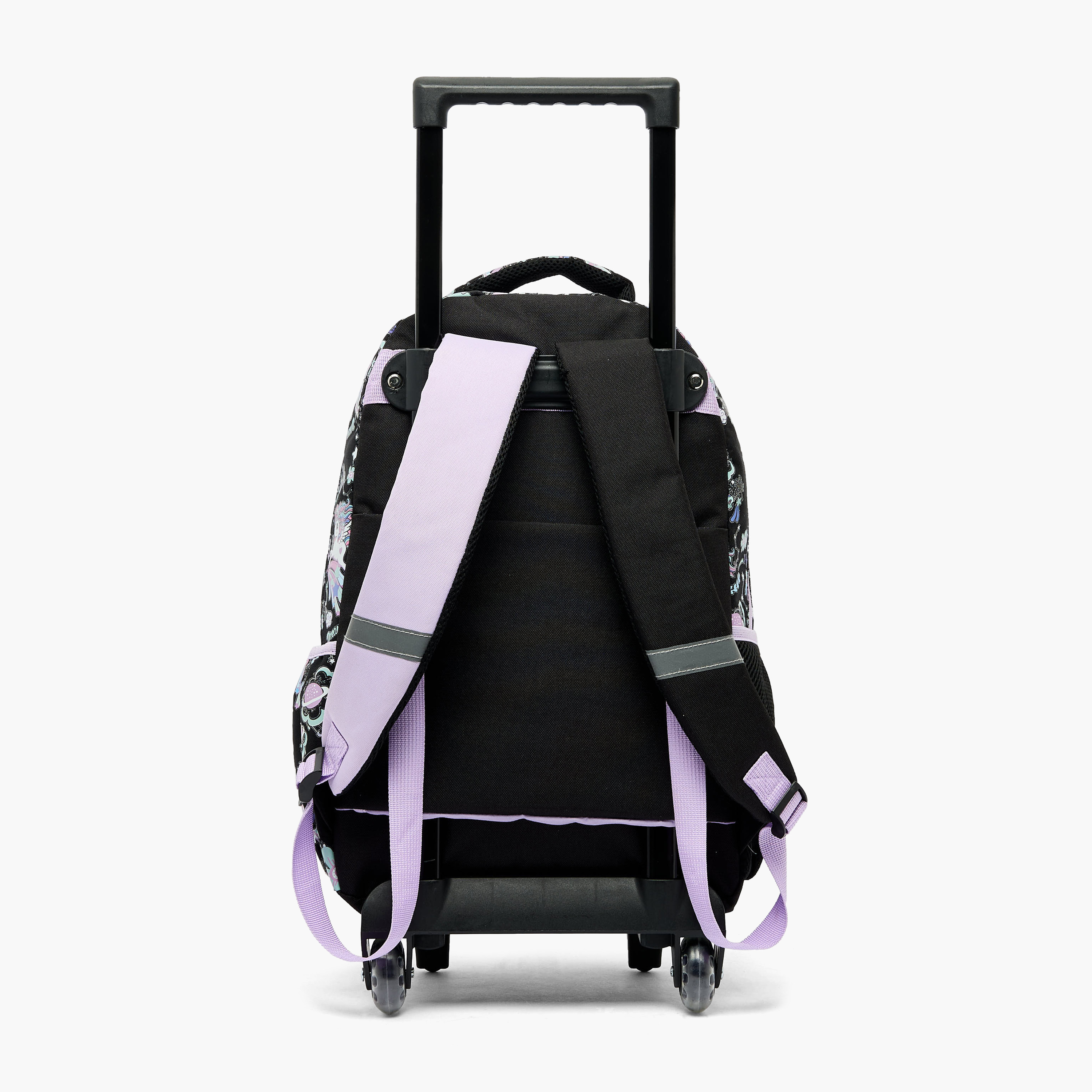 شنطة ترولي بطبعات يونيكورن وبمقبض قابل للسحب للبنات 5-8 سنة من جونيورز - 16 بوصة-school-bagsandbackpacks-trolleybags-image-4