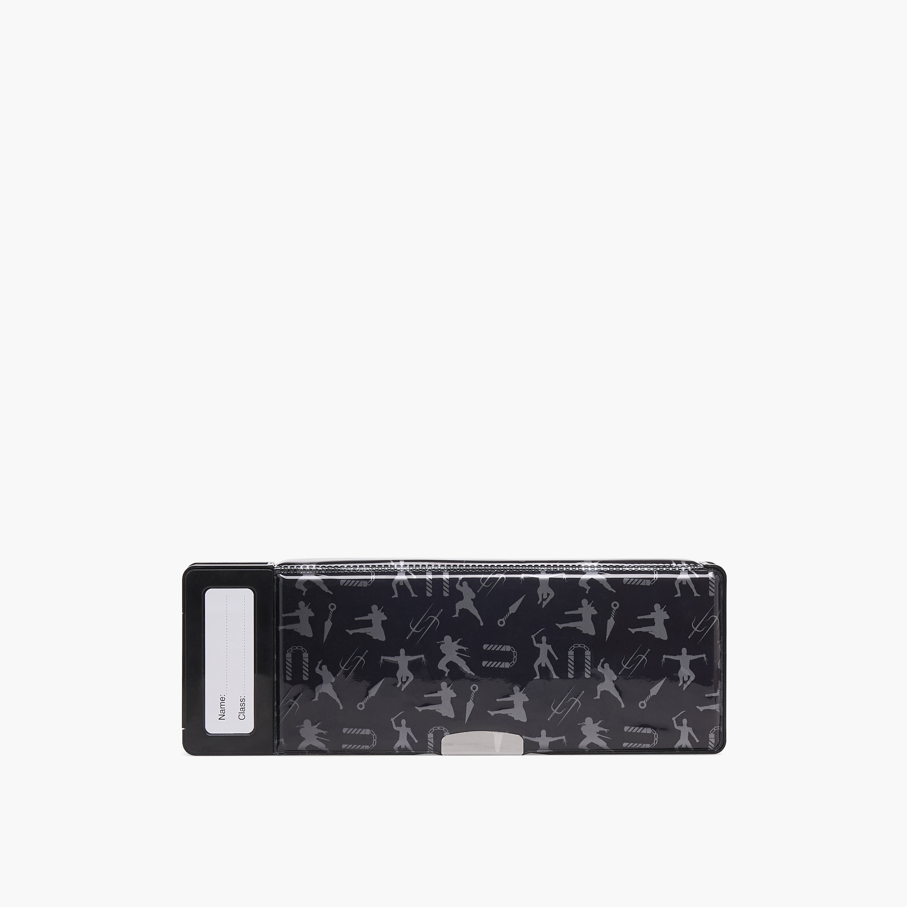 Juniors Ninja Print Pencil Case with Magnetic Snap Closure-school-stationery-pencilcases-image-3