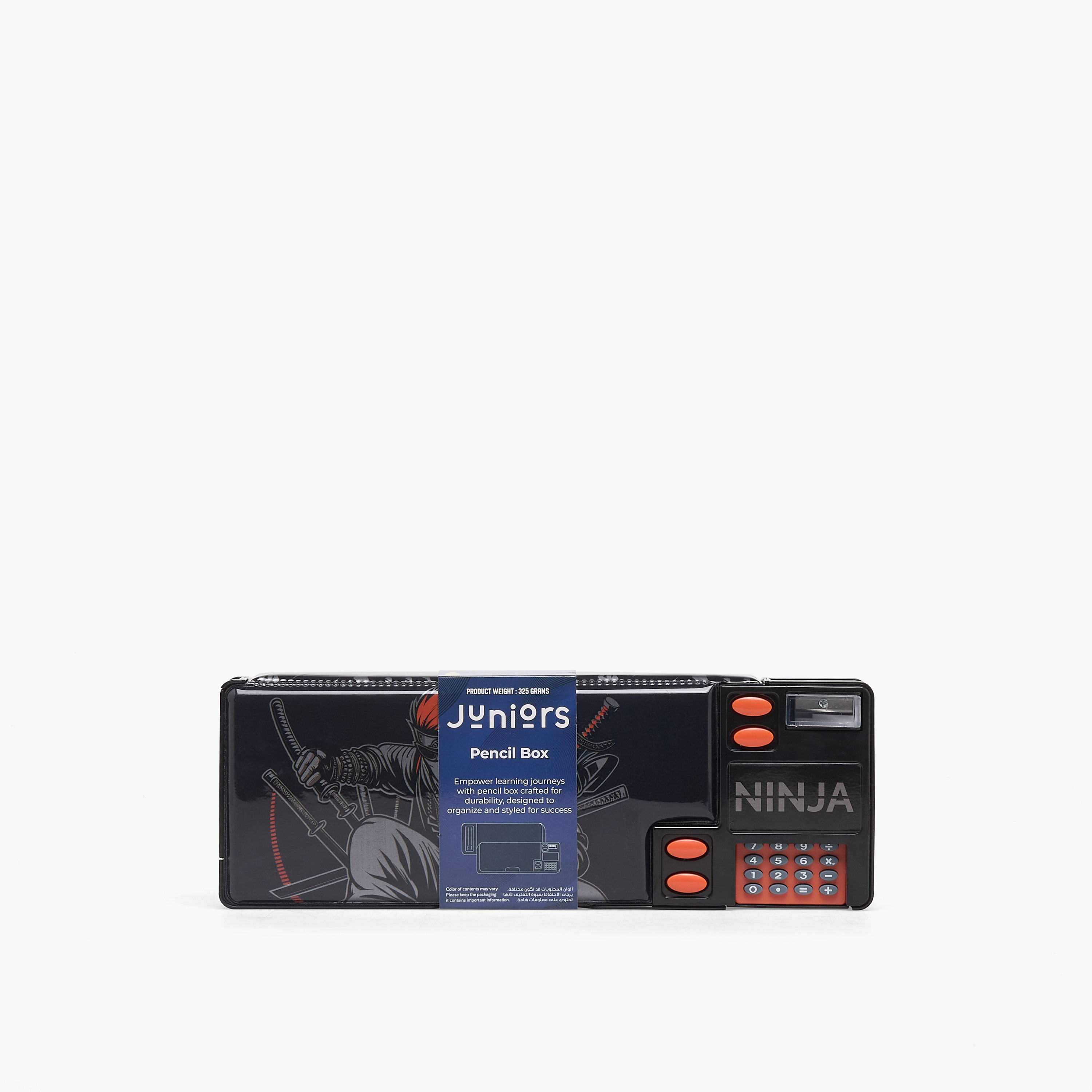 Juniors Ninja Print Pencil Case with Magnetic Snap Closure-school-stationery-pencilcases-image-4