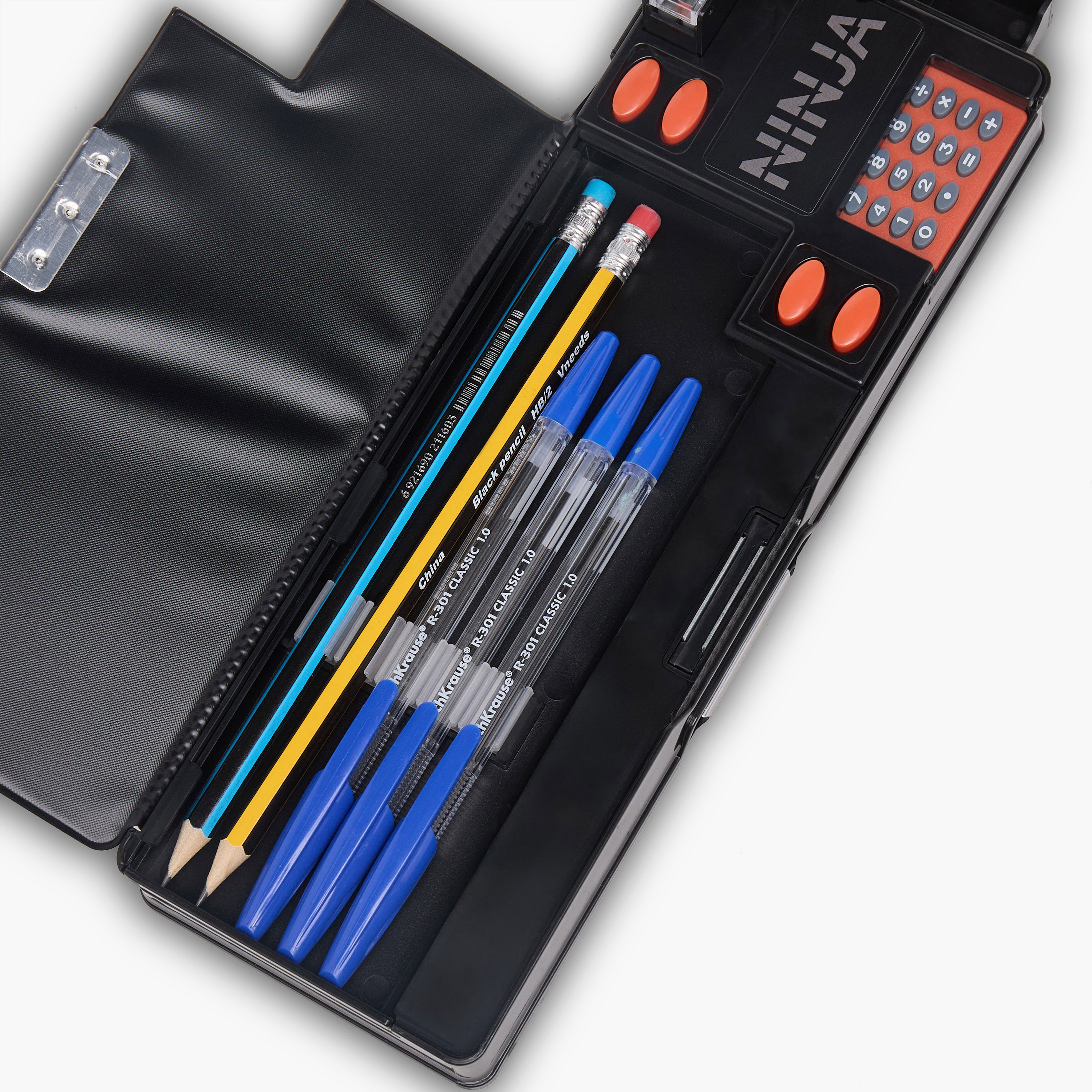 Juniors Ninja Print Pencil Case with Magnetic Snap Closure-school-stationery-pencilcases-image-8