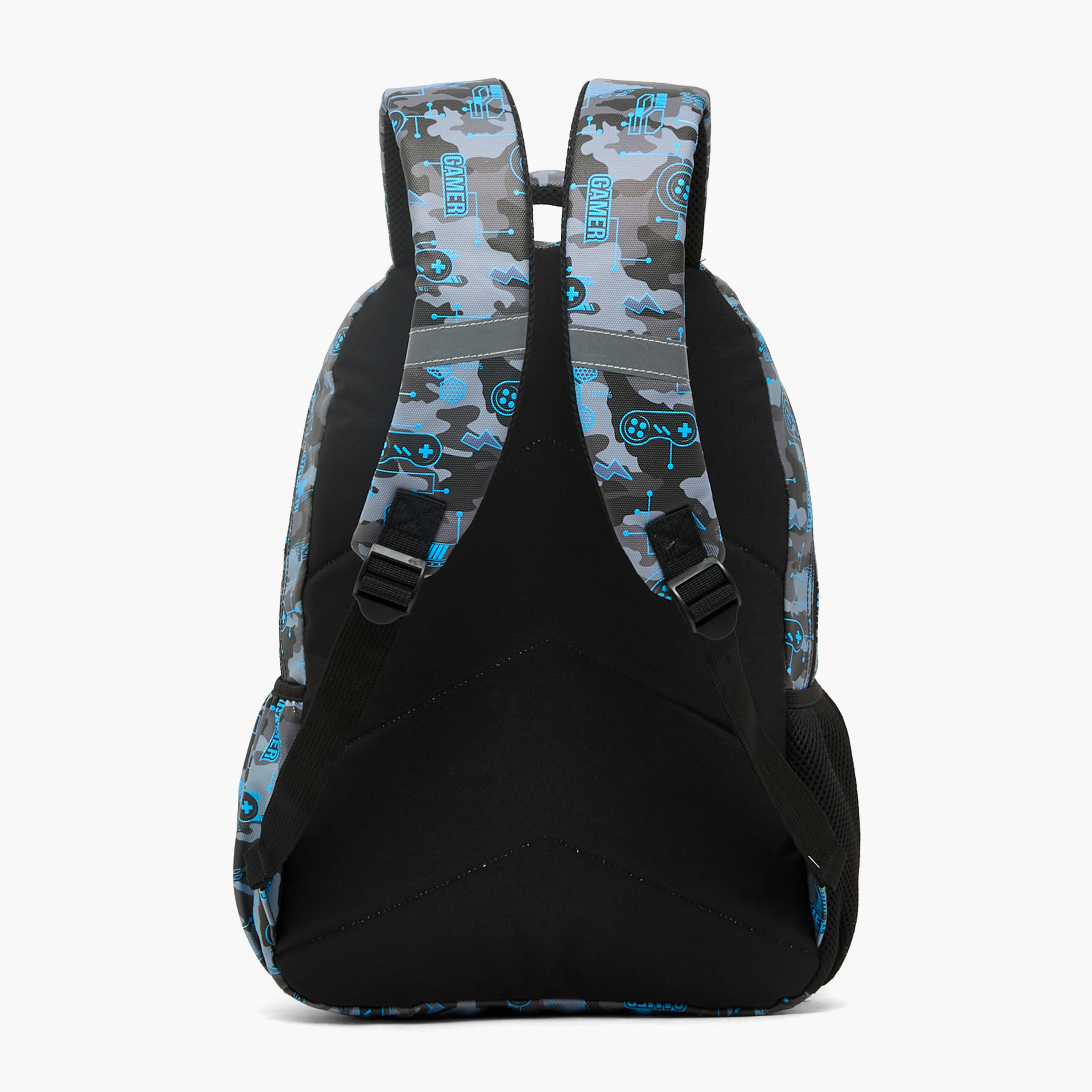 Juniors Tiger Print Backpack for Boys 5-8 Years with Adjustable Straps - 16 inches-school-bagsandbackpacks-backpacks-image-10